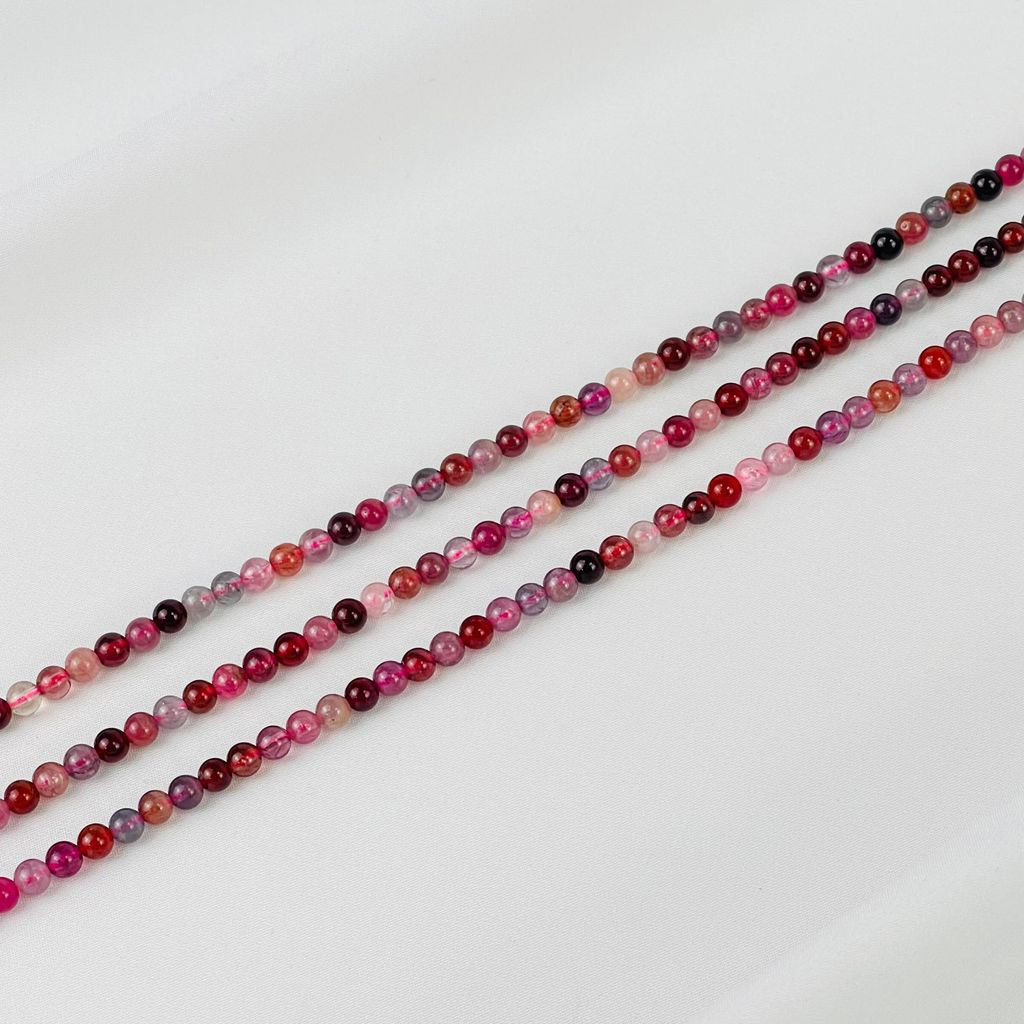 Бусины для украшений из Шпинели микс (86 бусин) 39 см