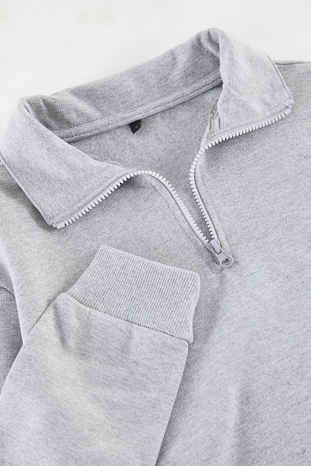 Siyah-Kar Melanj 2li Paket Regular/Normal Kesim Ici Polar/S?cak Tutan Sweatshirt TMNAW25SW00205 - Trendyolmilla фото 7