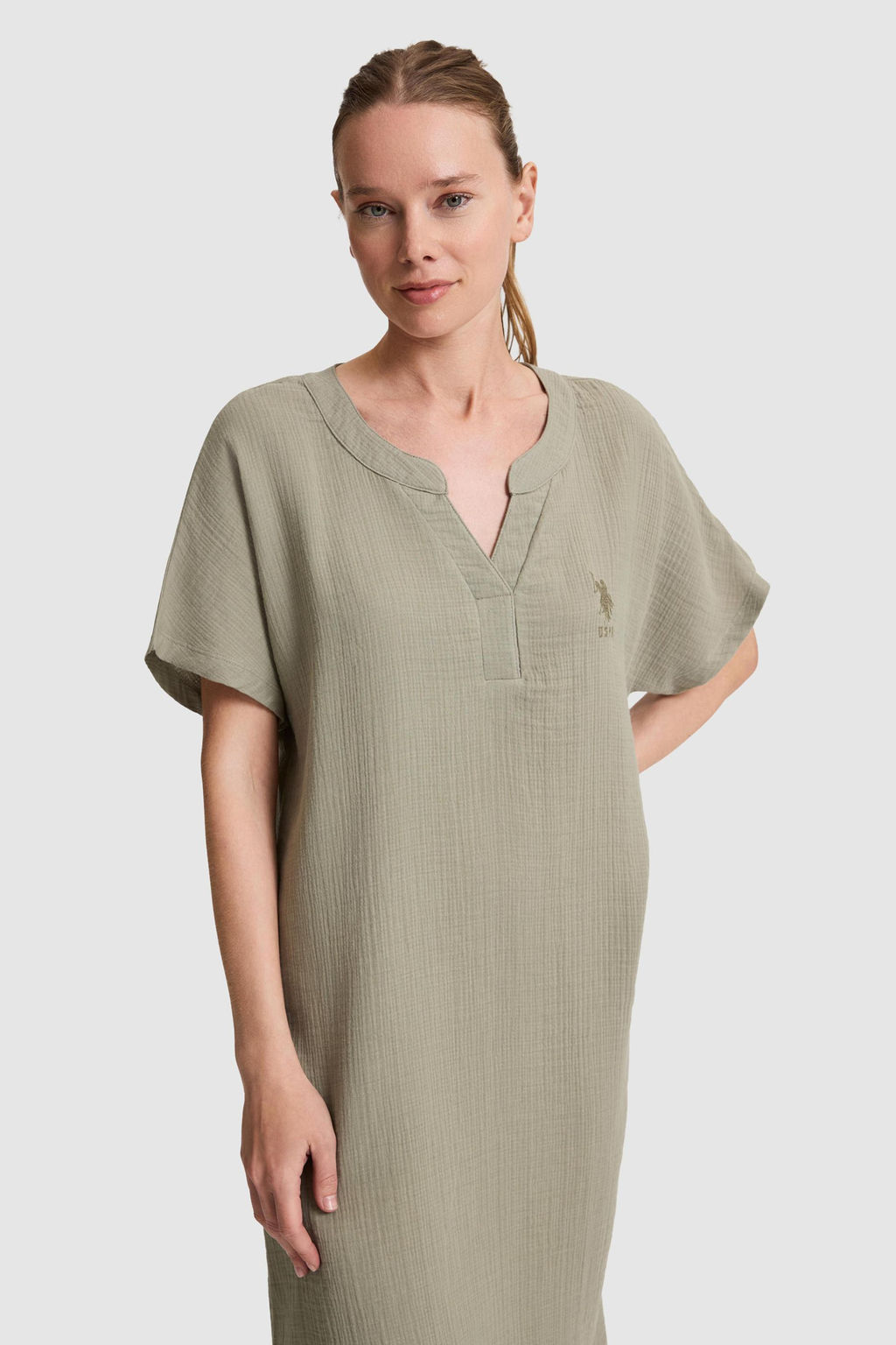 Kad_n Haki Pijama Tak_m_