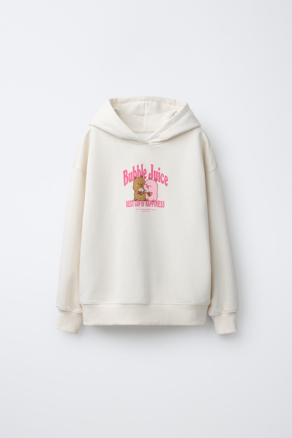 SUDADERA CAPUCHA CAPIBARA CAPYFUN / Crudo - Zara фото 7