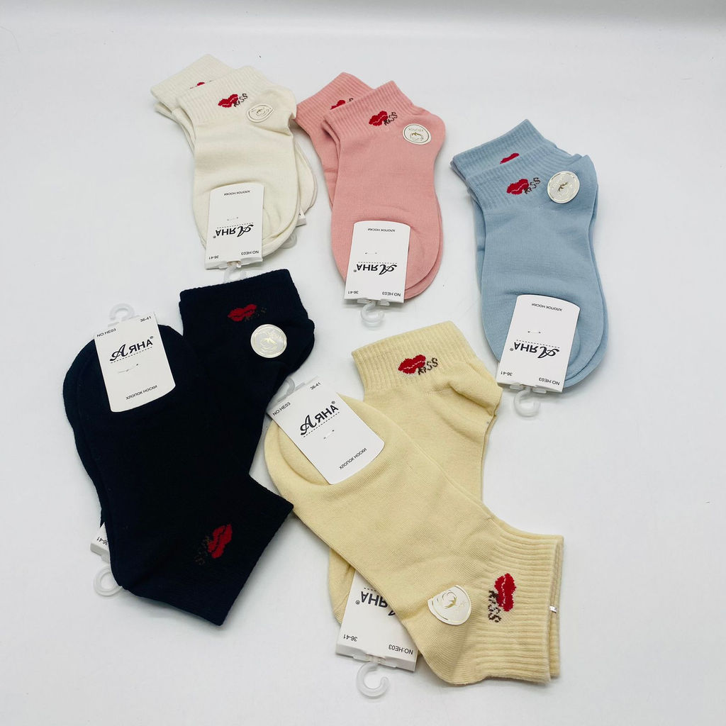 Носки Аяна - короткие женские Kiss 10 шт в уп (арт. HE03) - Storyland фото 2