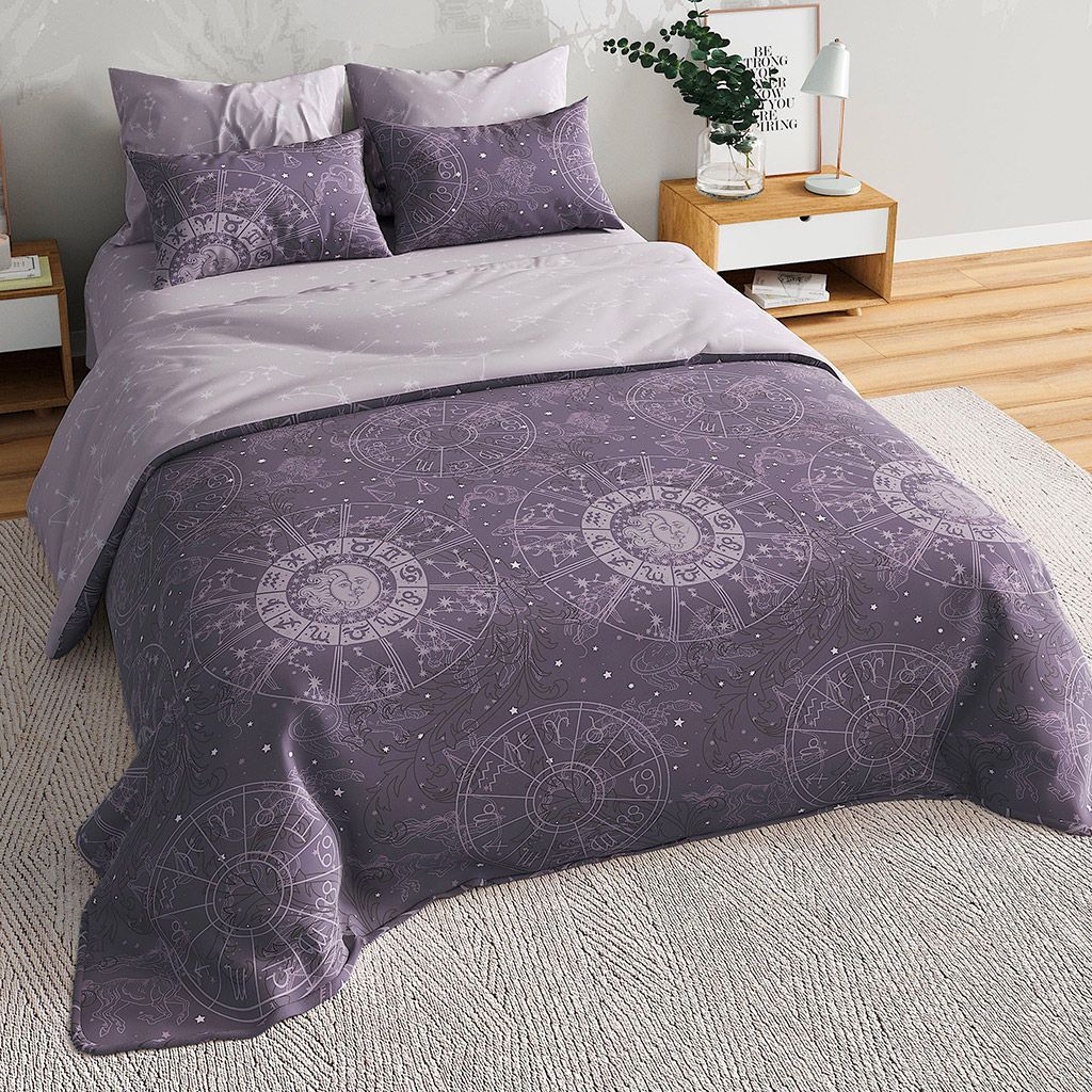 Наволочка 30х30см Зодиак К, с клапаном-запахом, перкаль 115г/м2, хлопок 100%, упаковка ПП 22х30см, Домашняя мода (Россия)  фото 2