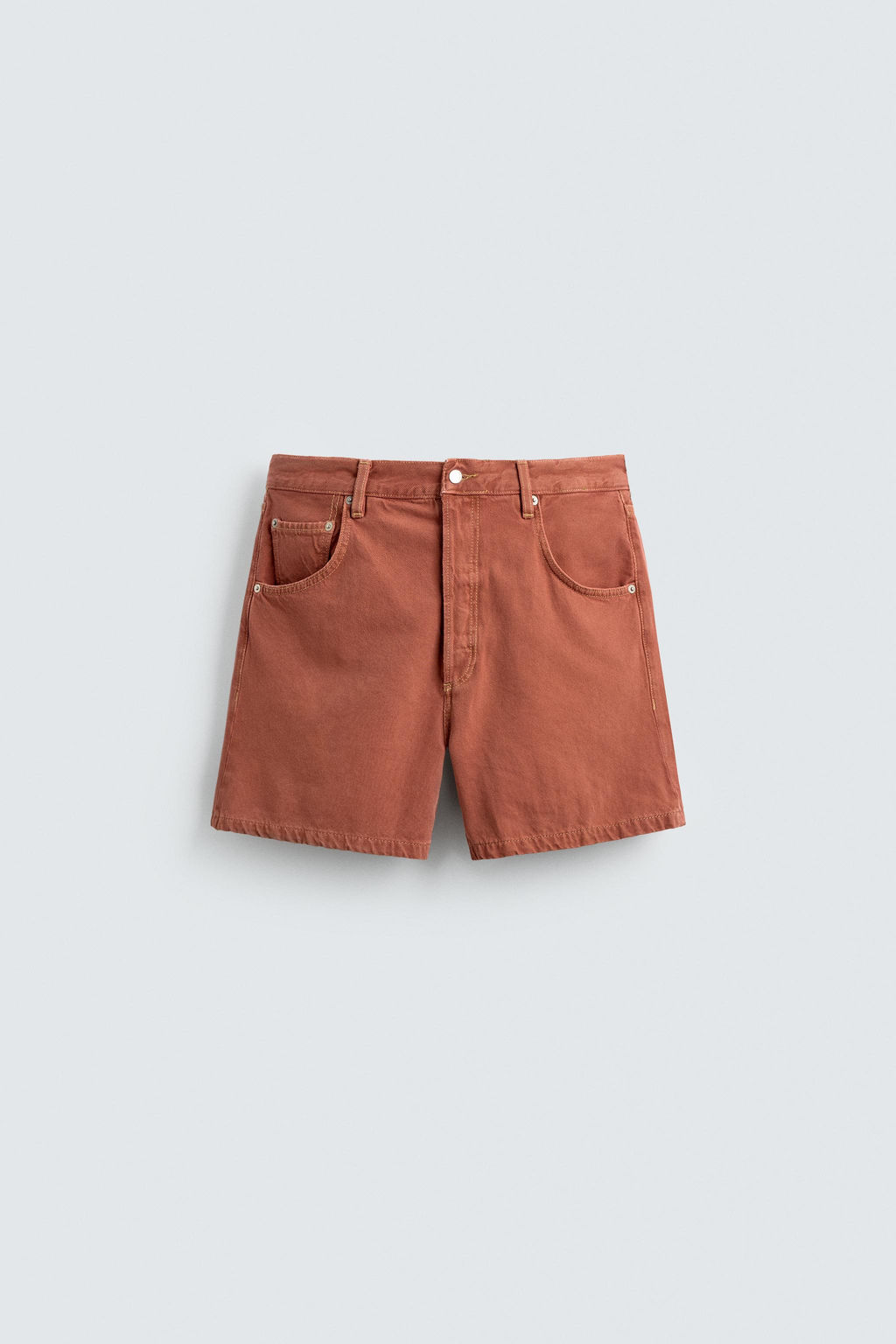 BERMUDA DENIM RELAXED FIT COLOR / Caldero - Zara фото 7