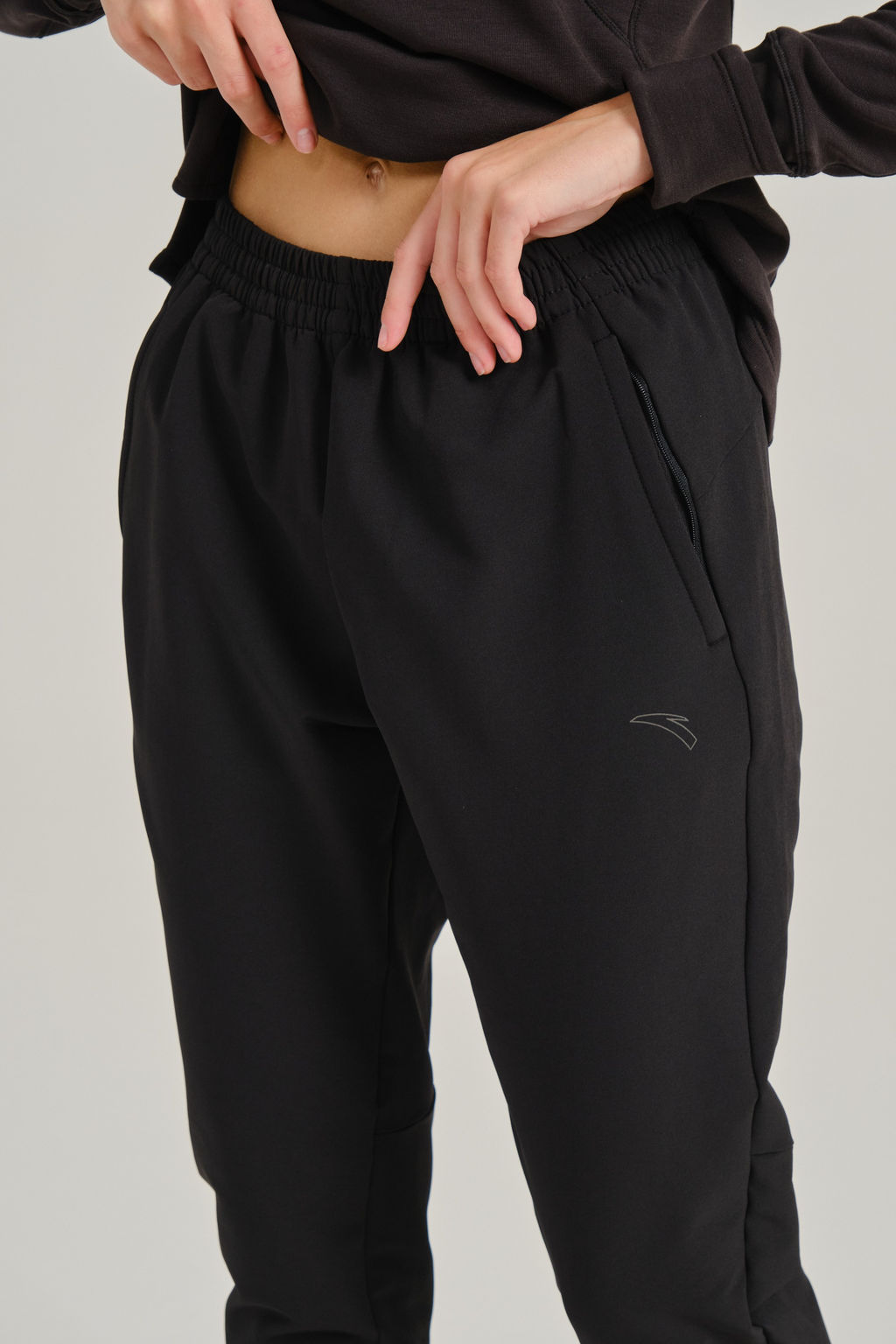 Брюки текстильные Черный - Anta фото 3