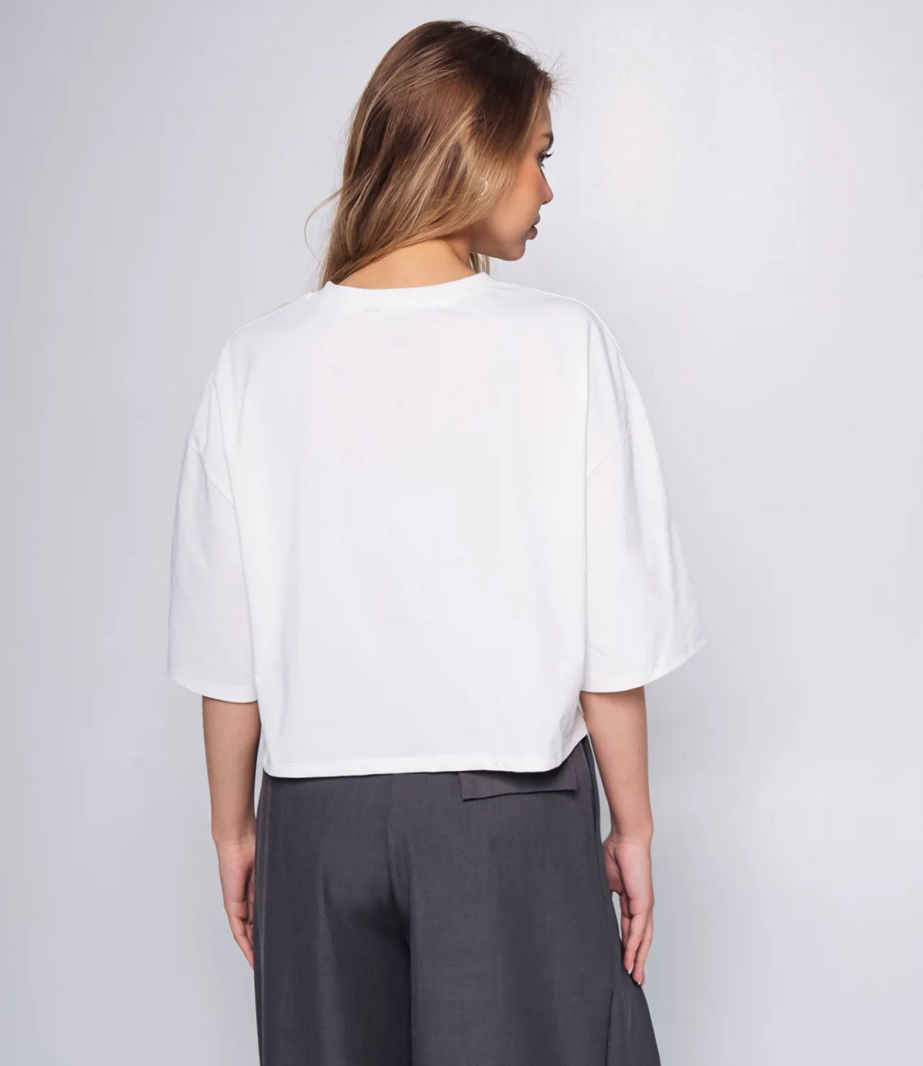 Футболка #ОКТ095009, белый