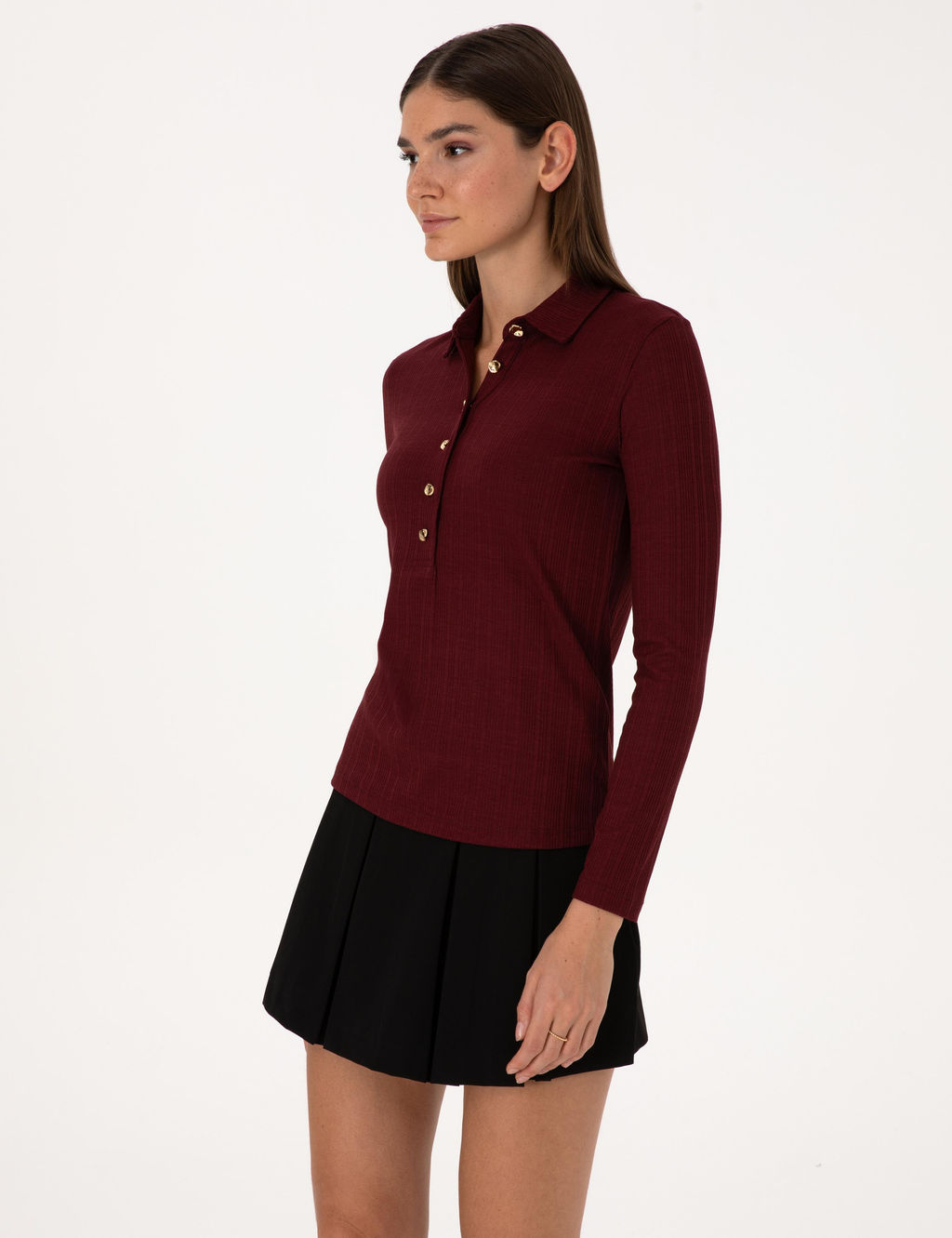 Vi_ne Slim Fit _rme Bluz - Pierre cardin фото 3