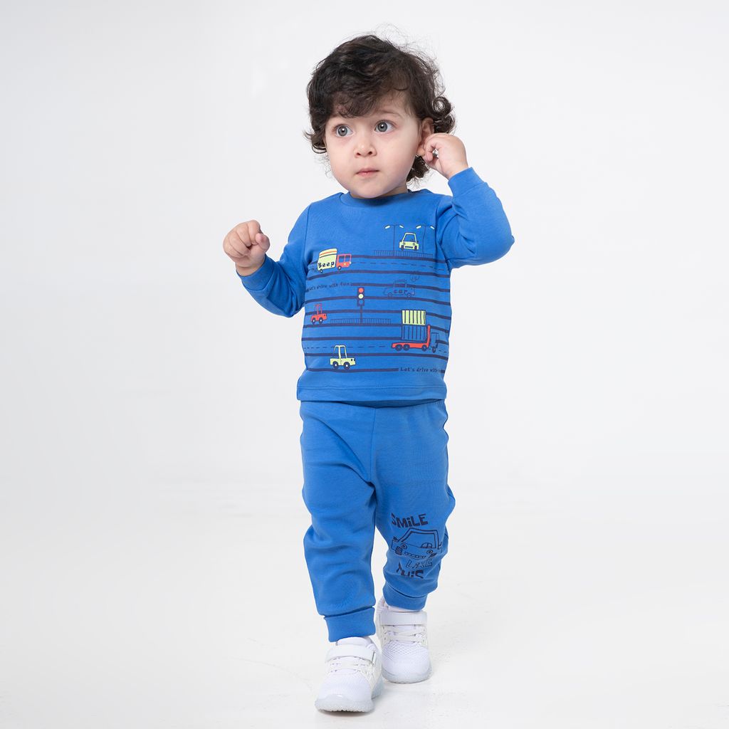 CRB wear/CSNB 70017-42 Брюки для мальчика, синий/Ex.Cherubino  фото 2