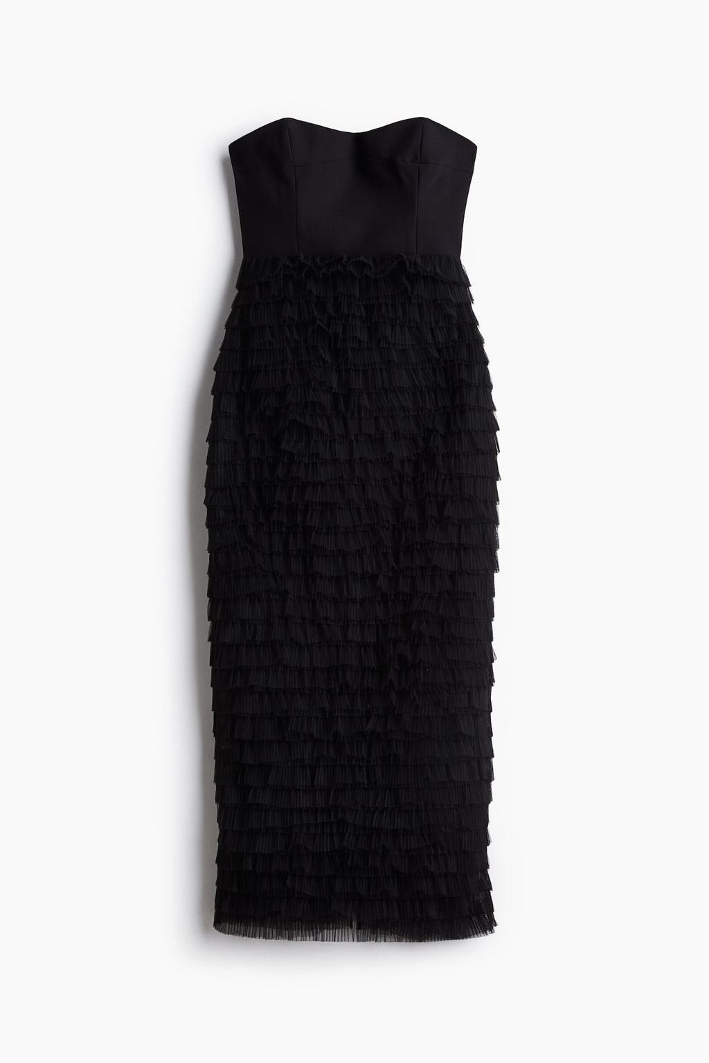 Vestido bandeau con falda de tul - H&m фото 7