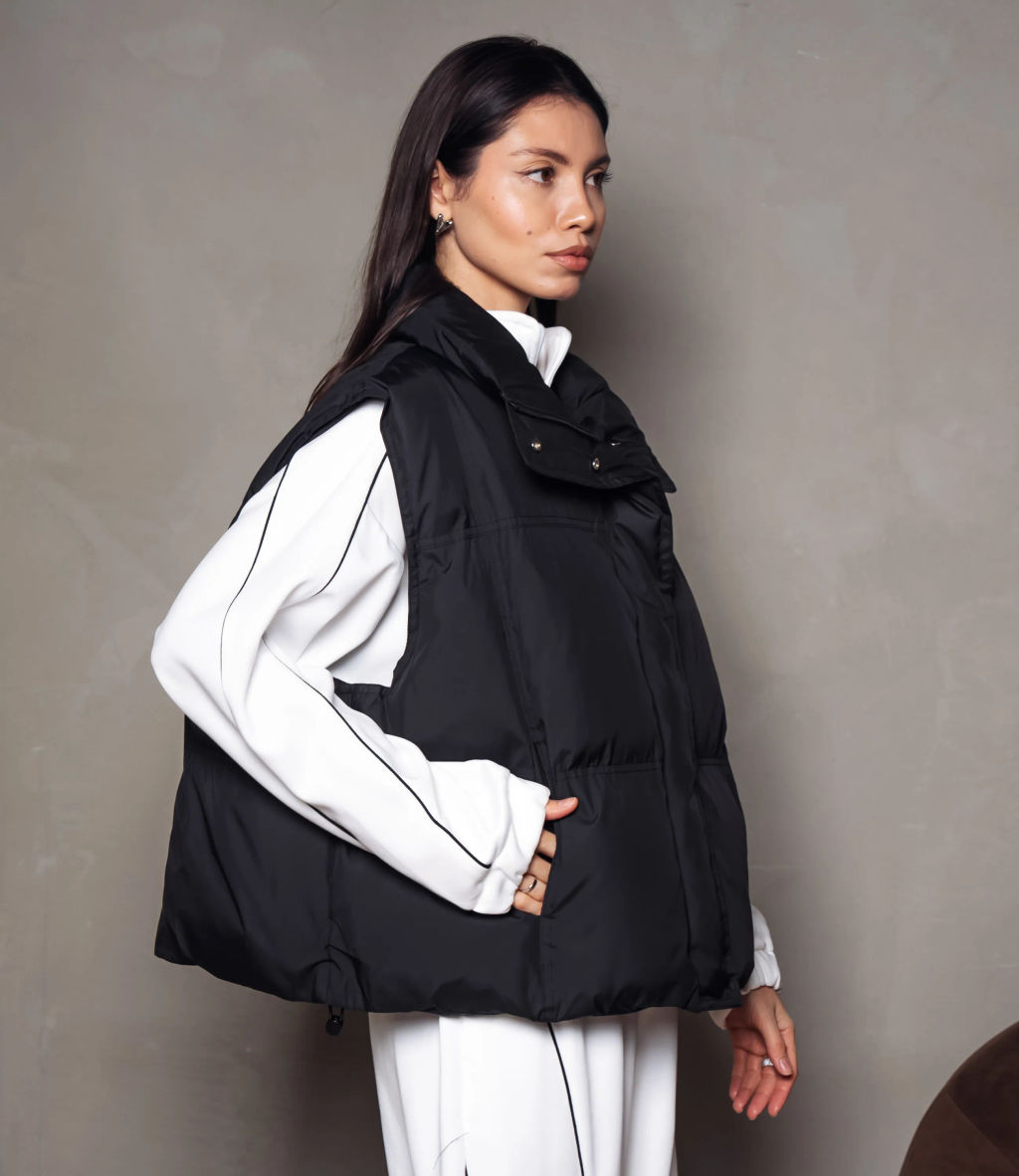 Жилет #КТ1951 (1), чёрный - Dommod фото 2