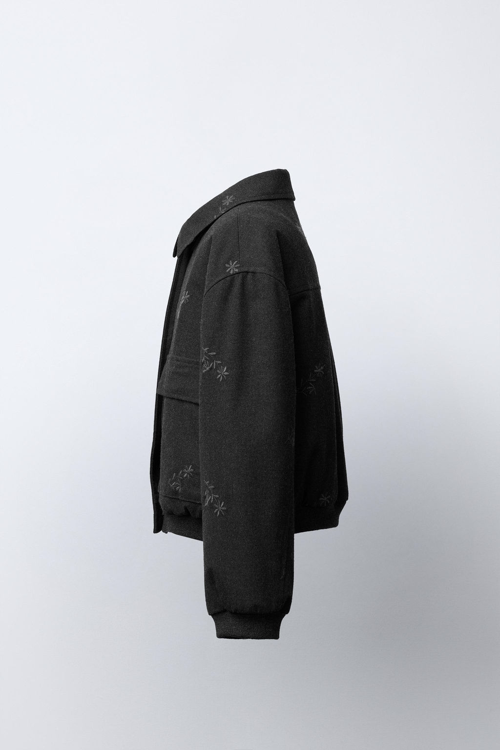 EMBROIDERED FLOWERS BOMBER JACKET - Zara фото 3