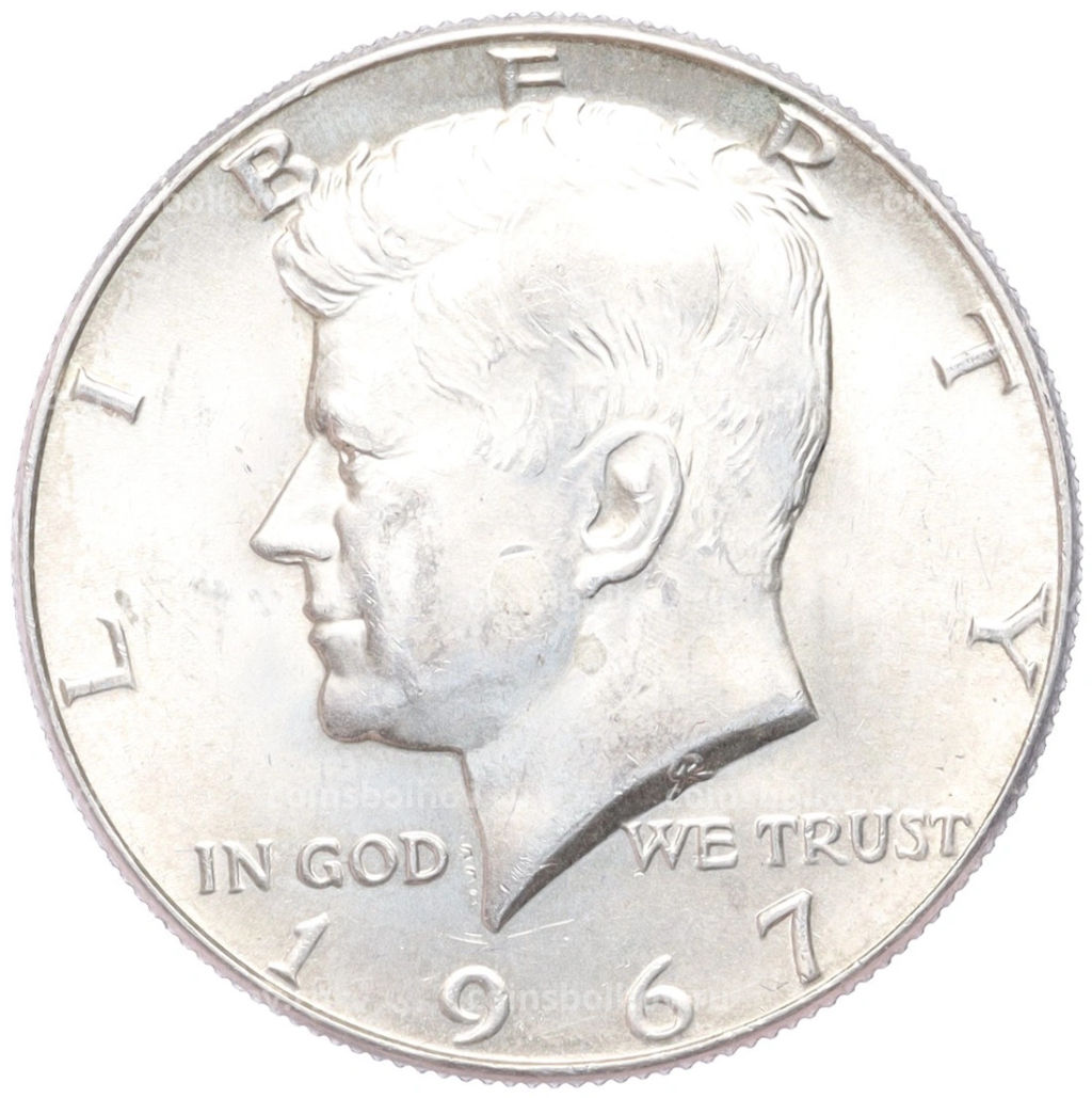 1/2 доллара (50 центов) 1967 года США