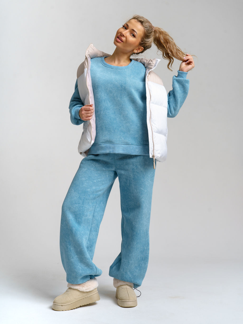 983 Костюм "Голубой/винтаж"