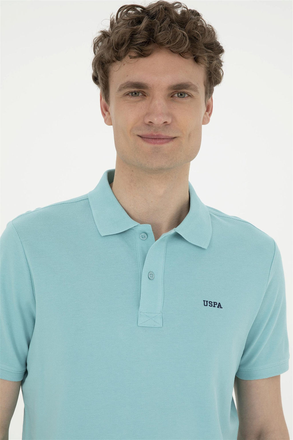 Футболка U.S. Polo Assn мятная из хлопка  фото 2