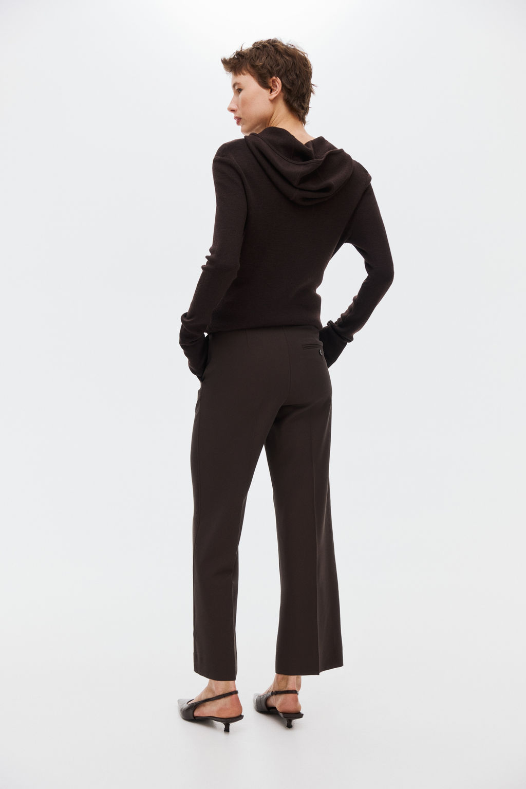 Pantal?n tobillero de corte bootcut - H&m фото 5