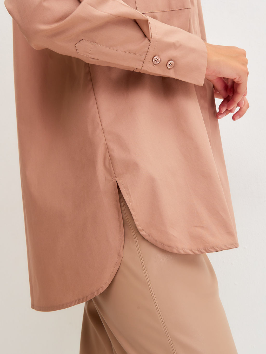 Блузка женская дл. рук. KATHARINA KROSS KK-B-007T-бежевый  фото 5