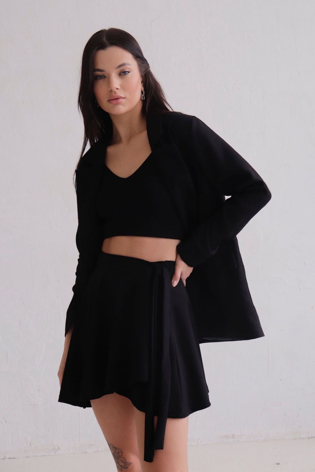 11341 Мини-юбка чёрная - Martichelli фото 7