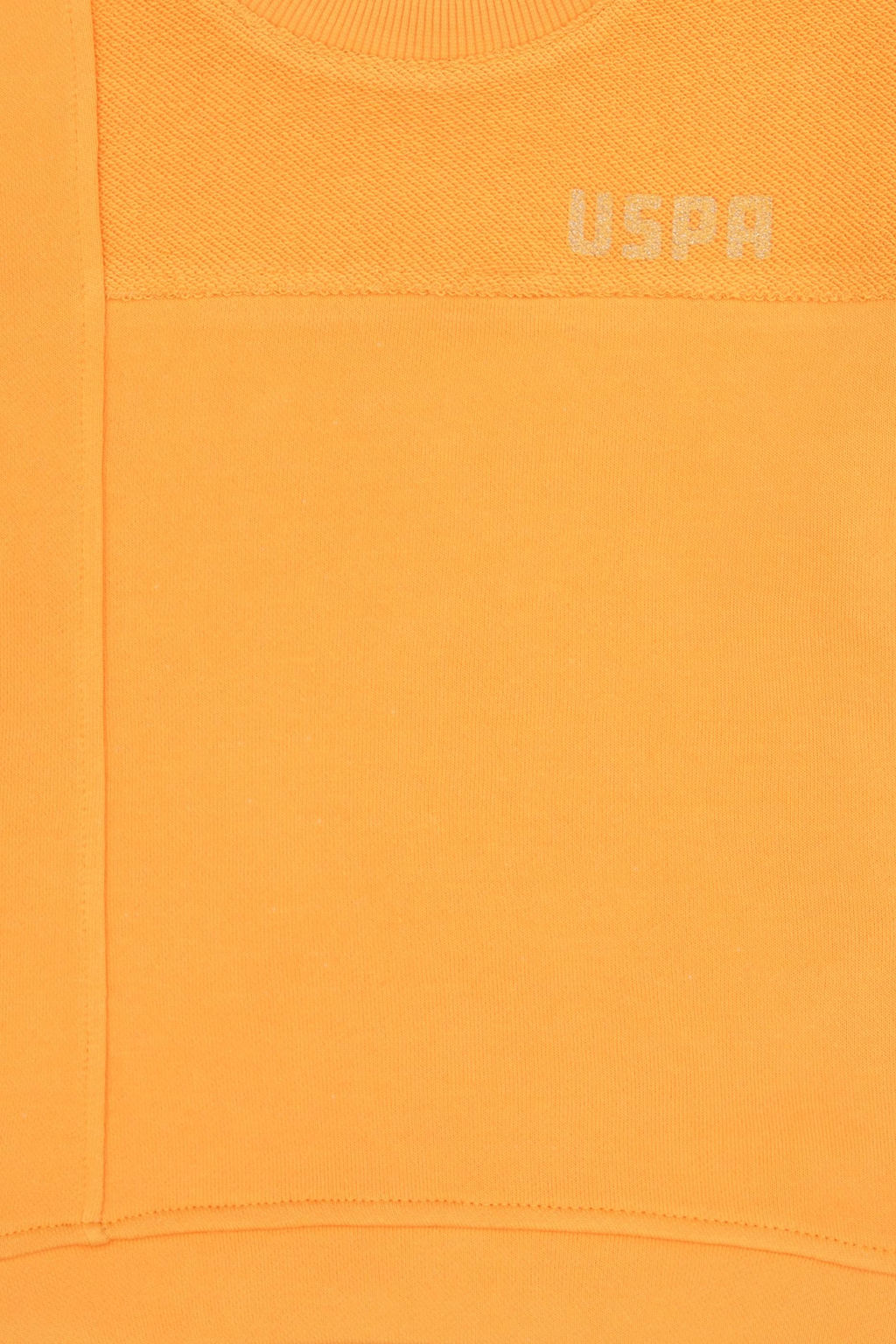 K_z _ocuk Turuncu Bisiklet Yaka Sweatshirt - U.s. polo assn фото 4