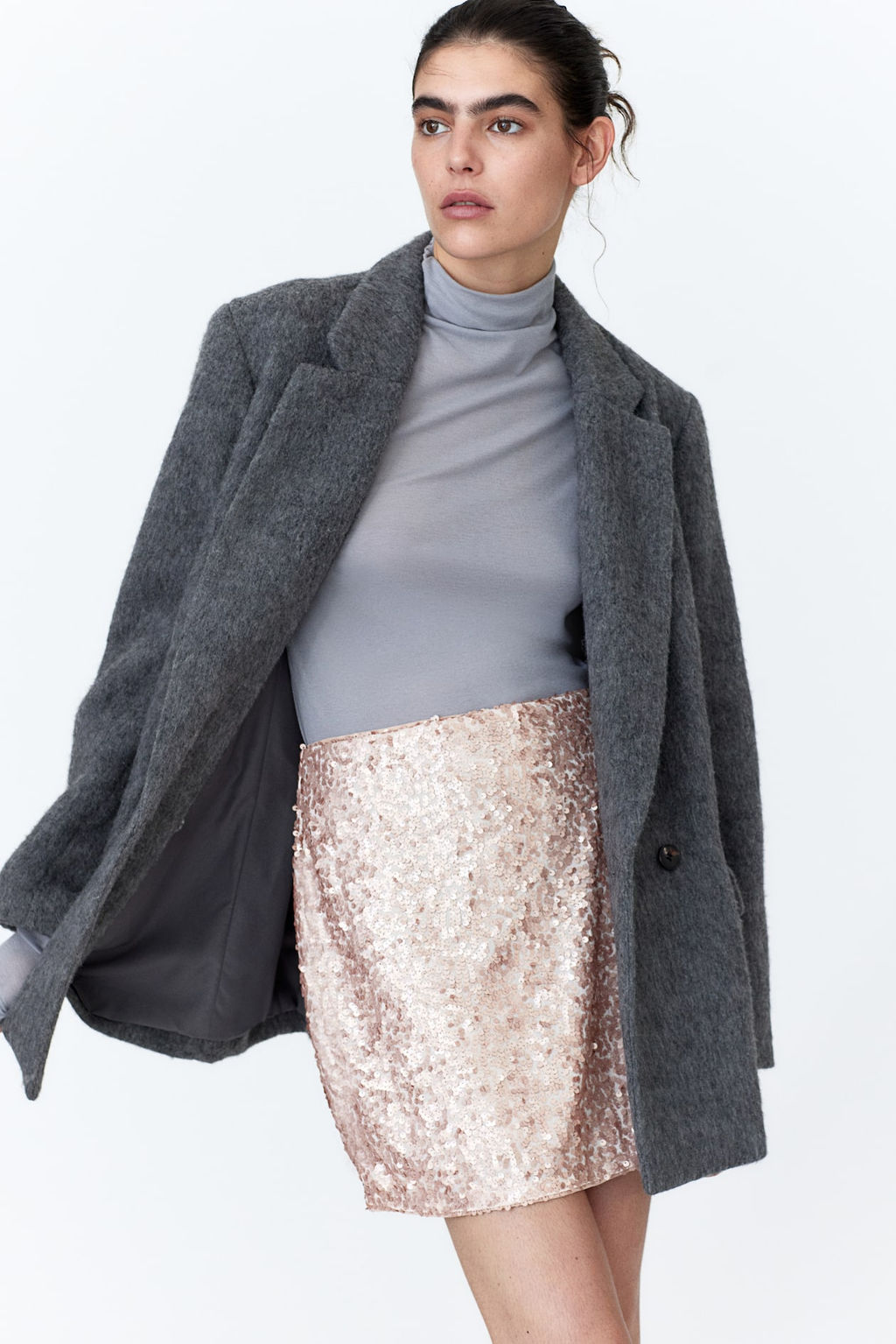 Minifalda de lentejuelas - H&m фото 2