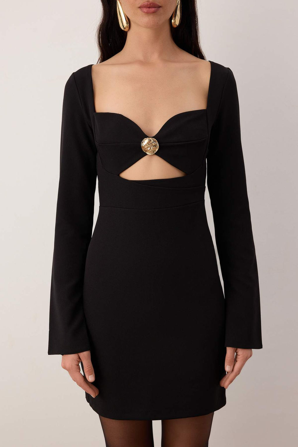 Kahverengi Aksesuar Detayl? Dokuma Mini S?k Elbise TPRAW26EL00012 - Trendyolmilla фото 7