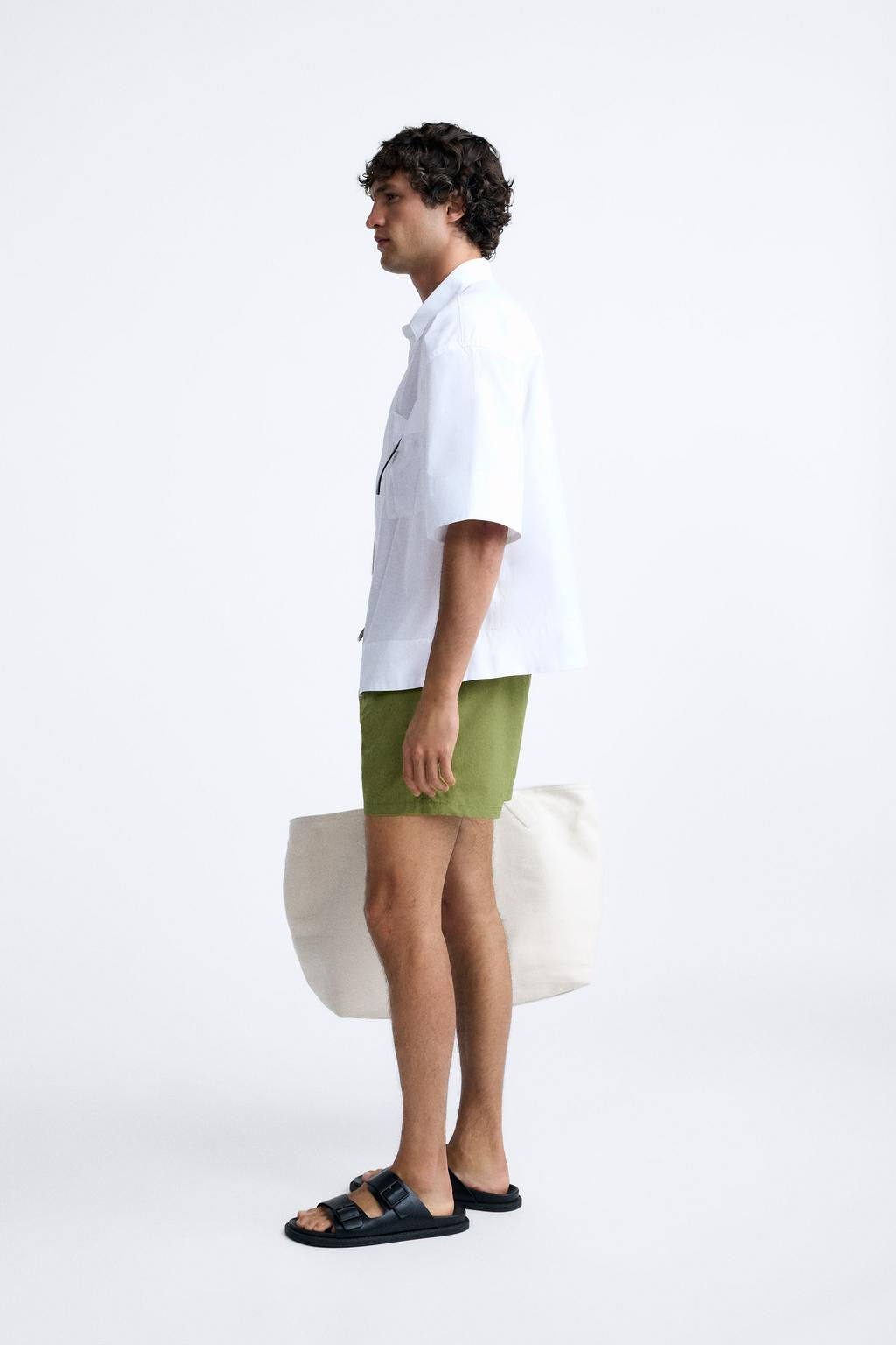 BASIC REGULAR FIT DENIZ SORTU - Zara фото 12