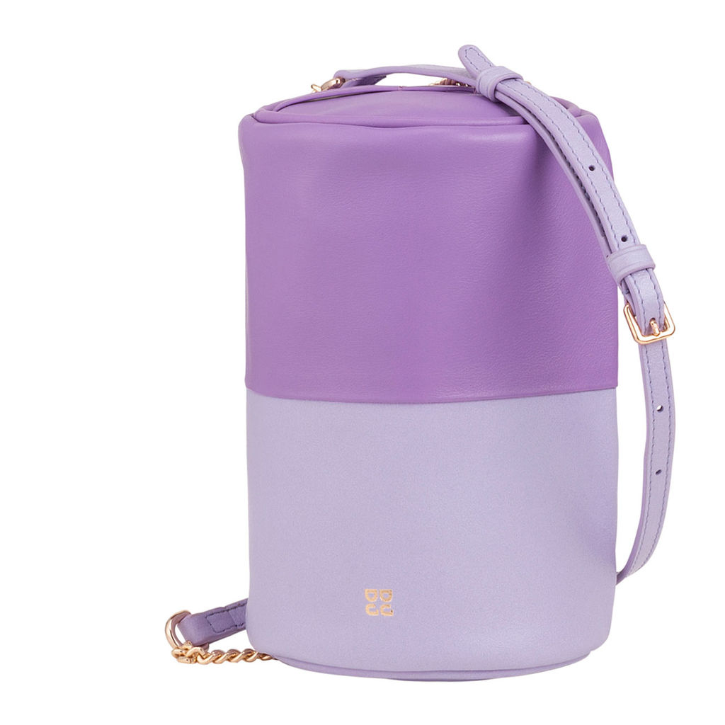 Итальянская кожаная сумка DuDu Bags серии Abigail | прованская сирень - Dudubags фото 4