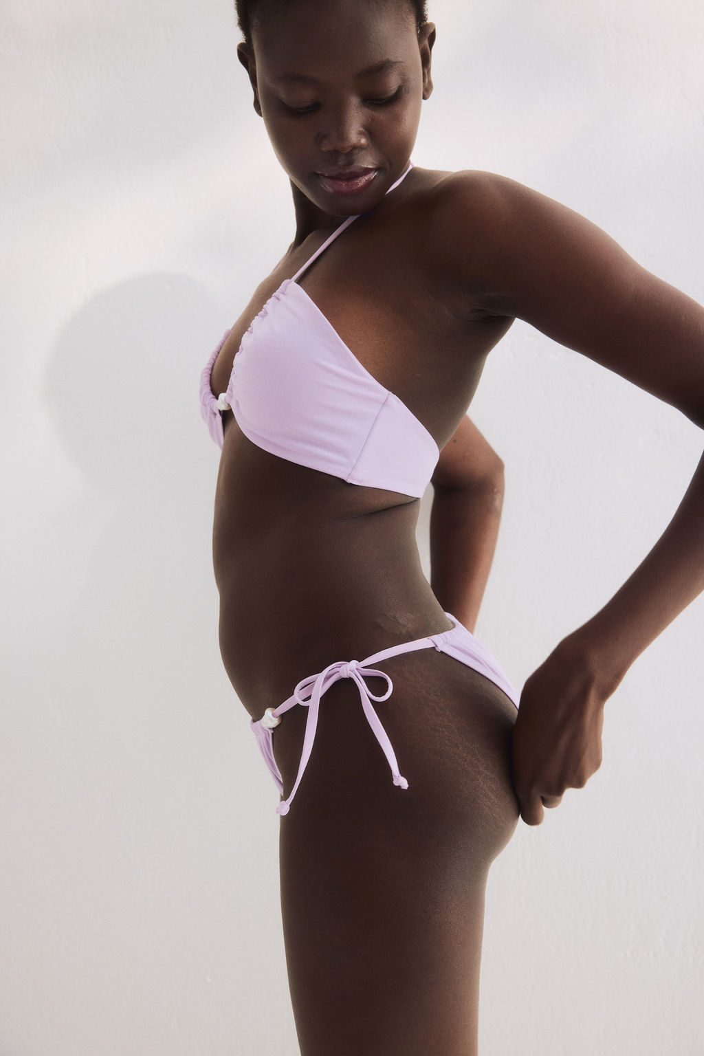Braga de bikini cheeky con tiras de anudar - H&m фото 6