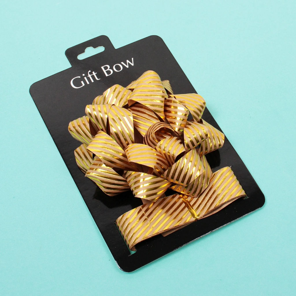 Цена за 2 шт. Набор для декорирования "Параллели судьбы" бант 2см, лента 2,5см (3м), Золото