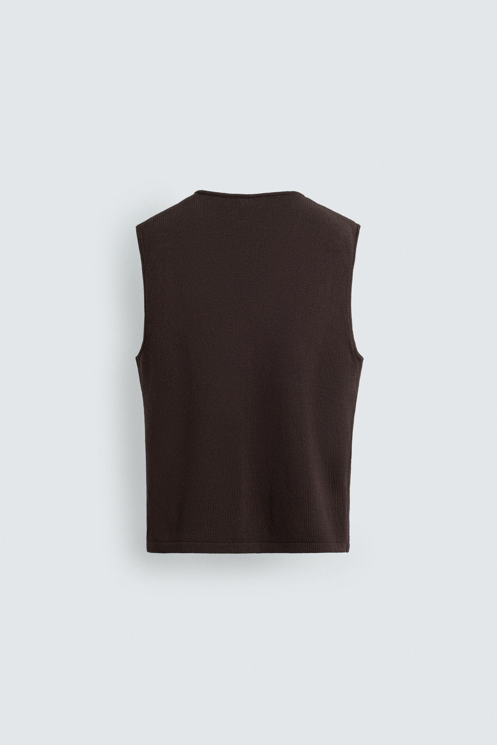 KNIT COTTON WAISTCOAT - Zara фото 8