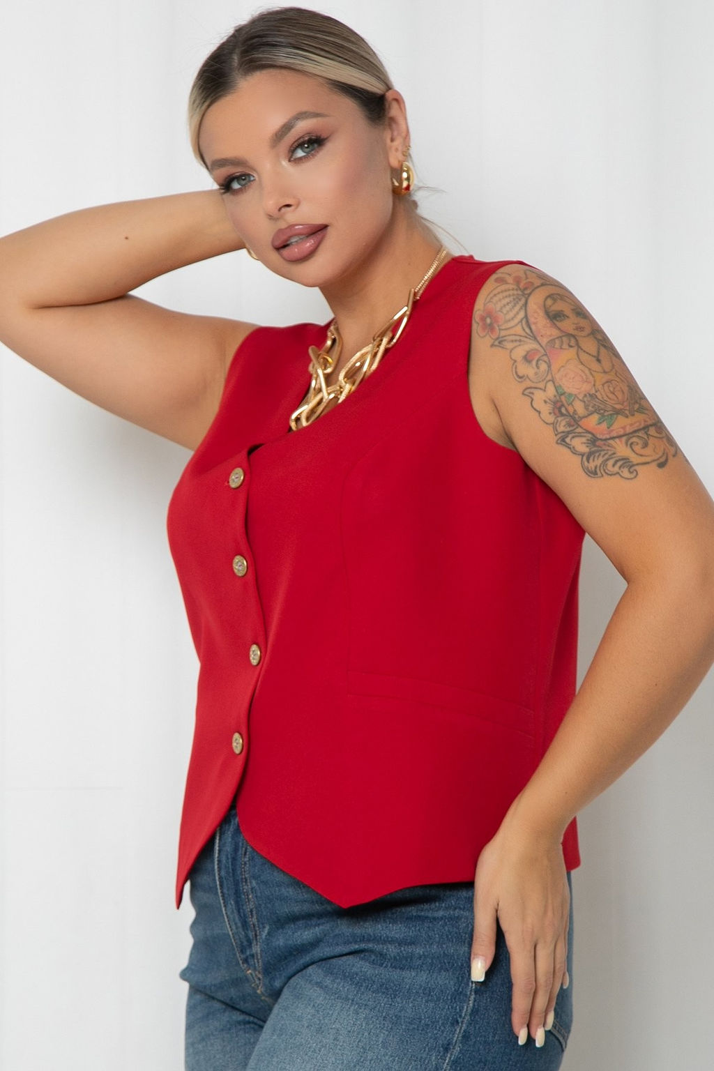 Жилет П-2252/1 - Леди агата фото 9