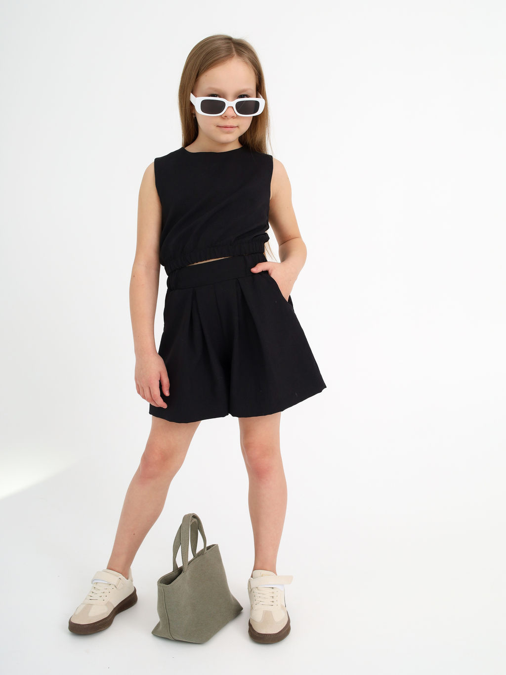 Солоха льняная с узлом, белая - Inzibe фото 20