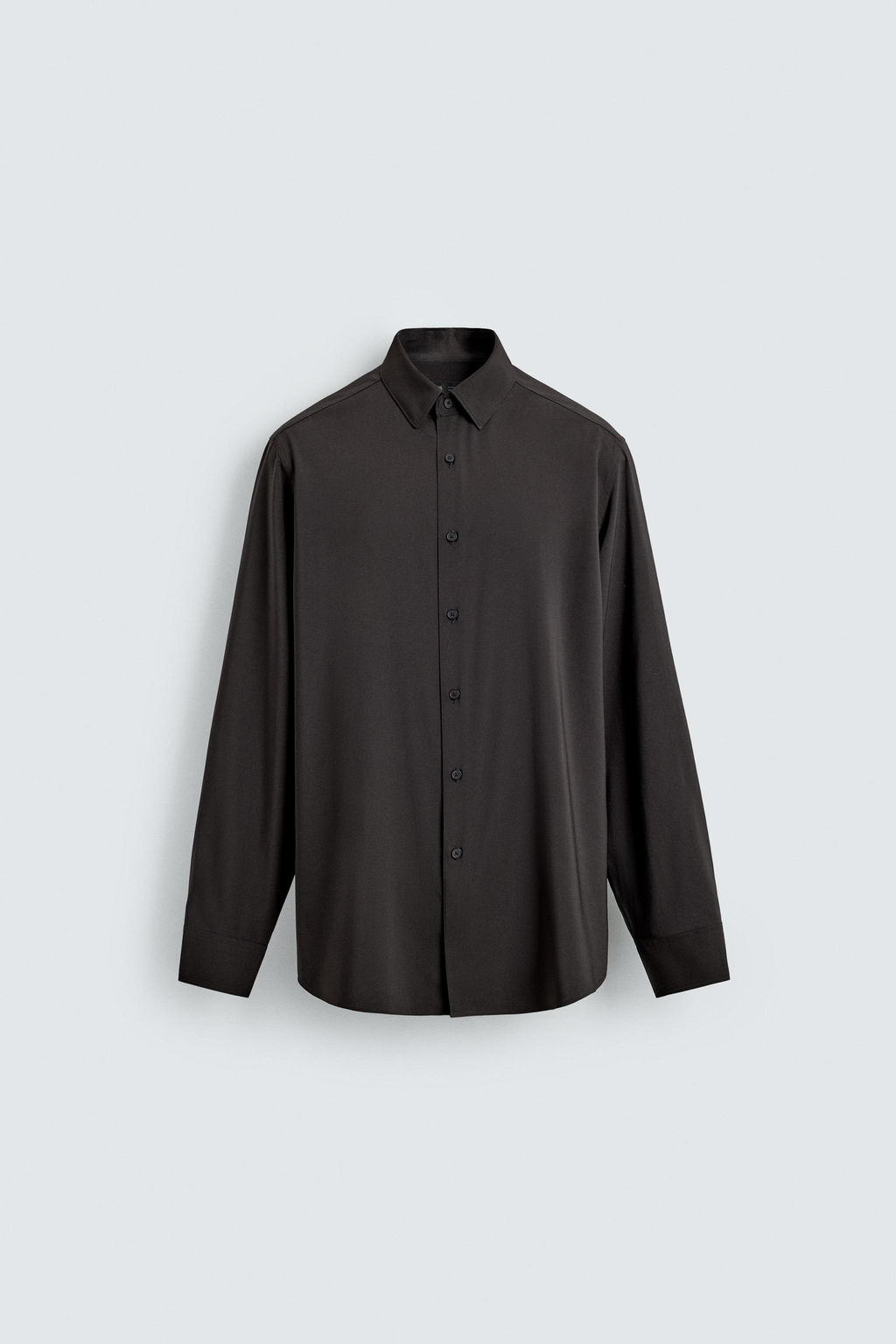 LIMITED EDITION FLOWING WOOL BLEND SHIRT - Zara фото 7