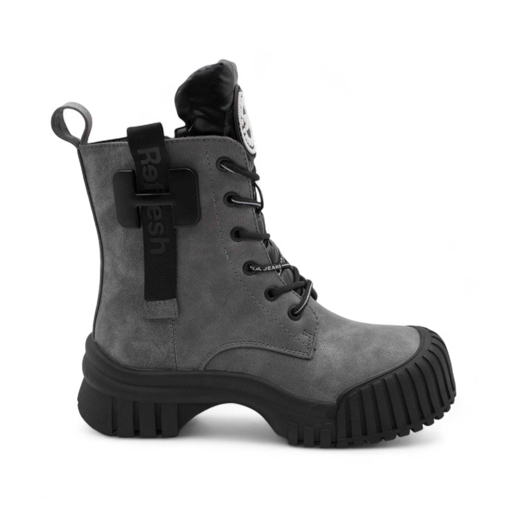 Ботинки демисезонные 4440-3 серые - М+д фото 2