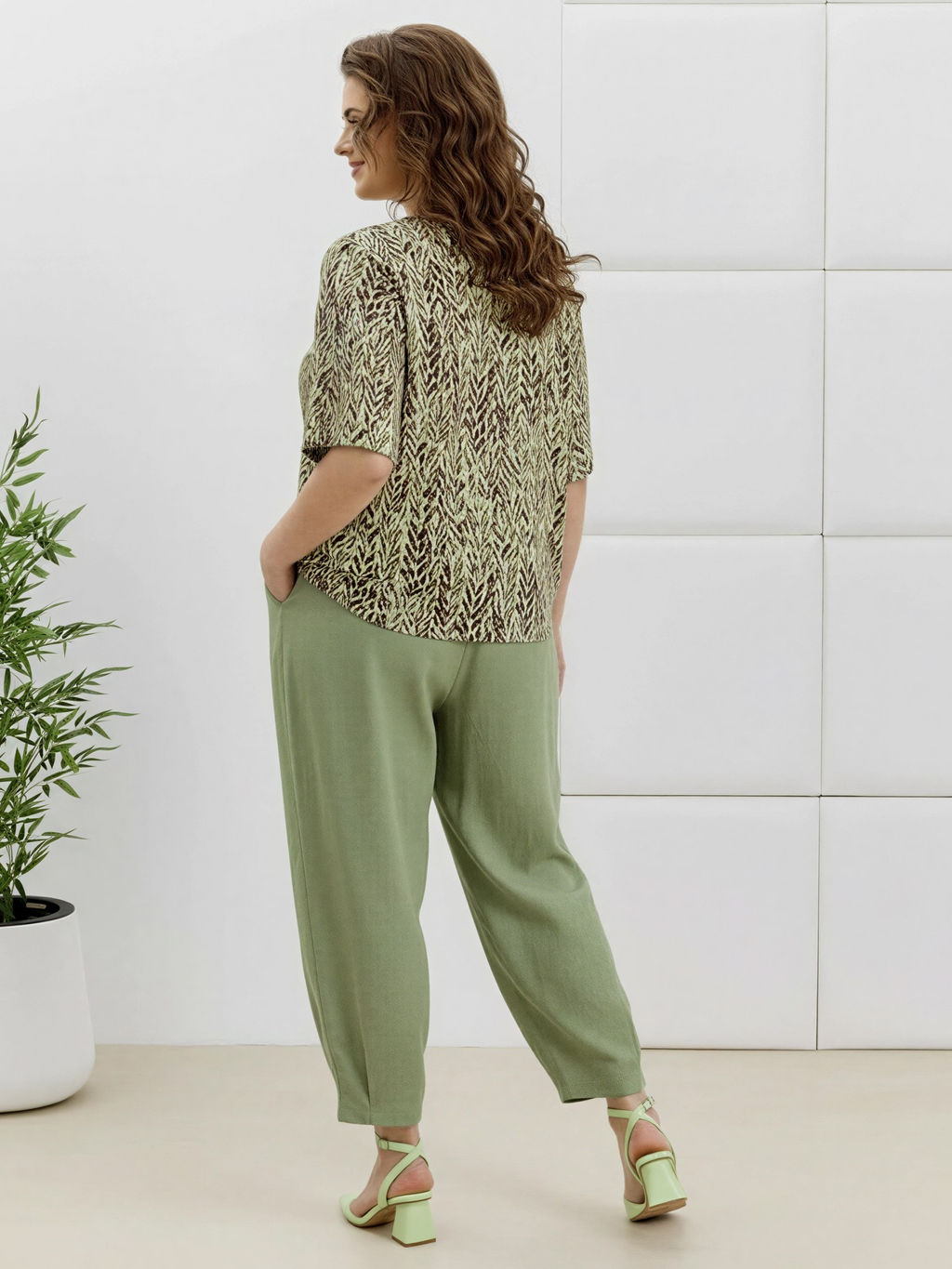 Брюки Габриэлла из вискозы со льном - Виотекс фото 19