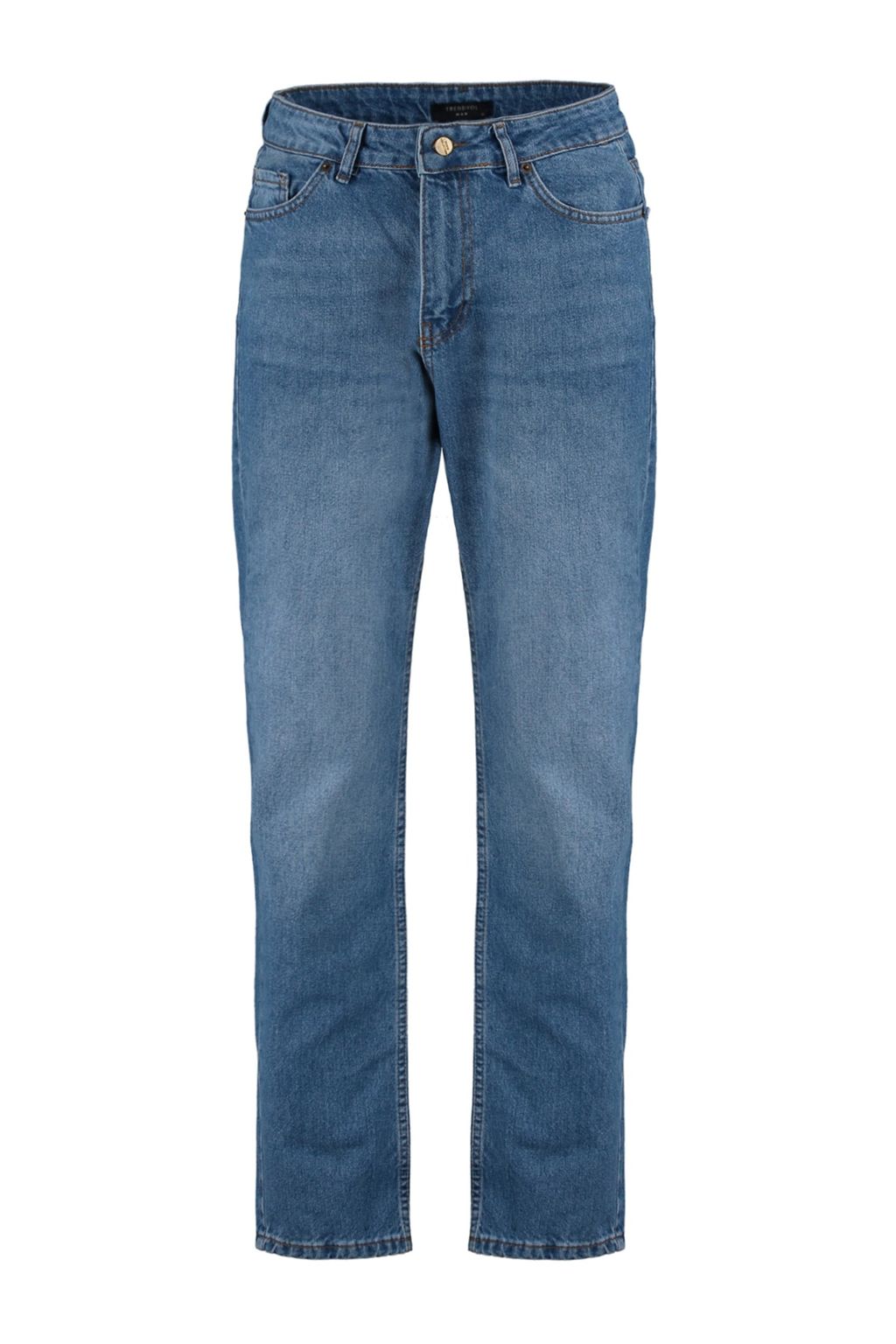 TRENDYOL MAN Mavi %100 Pamuk Straight Fit Jeans TMNAW23JE00011 - Trendyolmilla фото 10