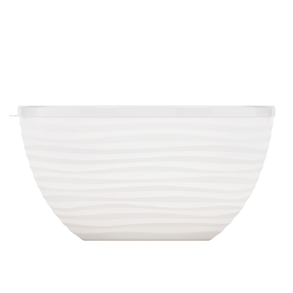 Миска с крышкой "Оазис" п/эт. 2,5л (белый)