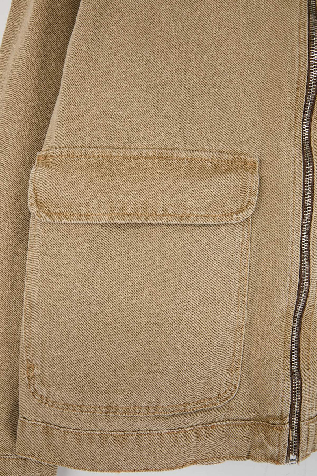 Bej Regular Cepli Denim Kot Ceket TMNSS26CE00001 - Trendyolmilla фото 2