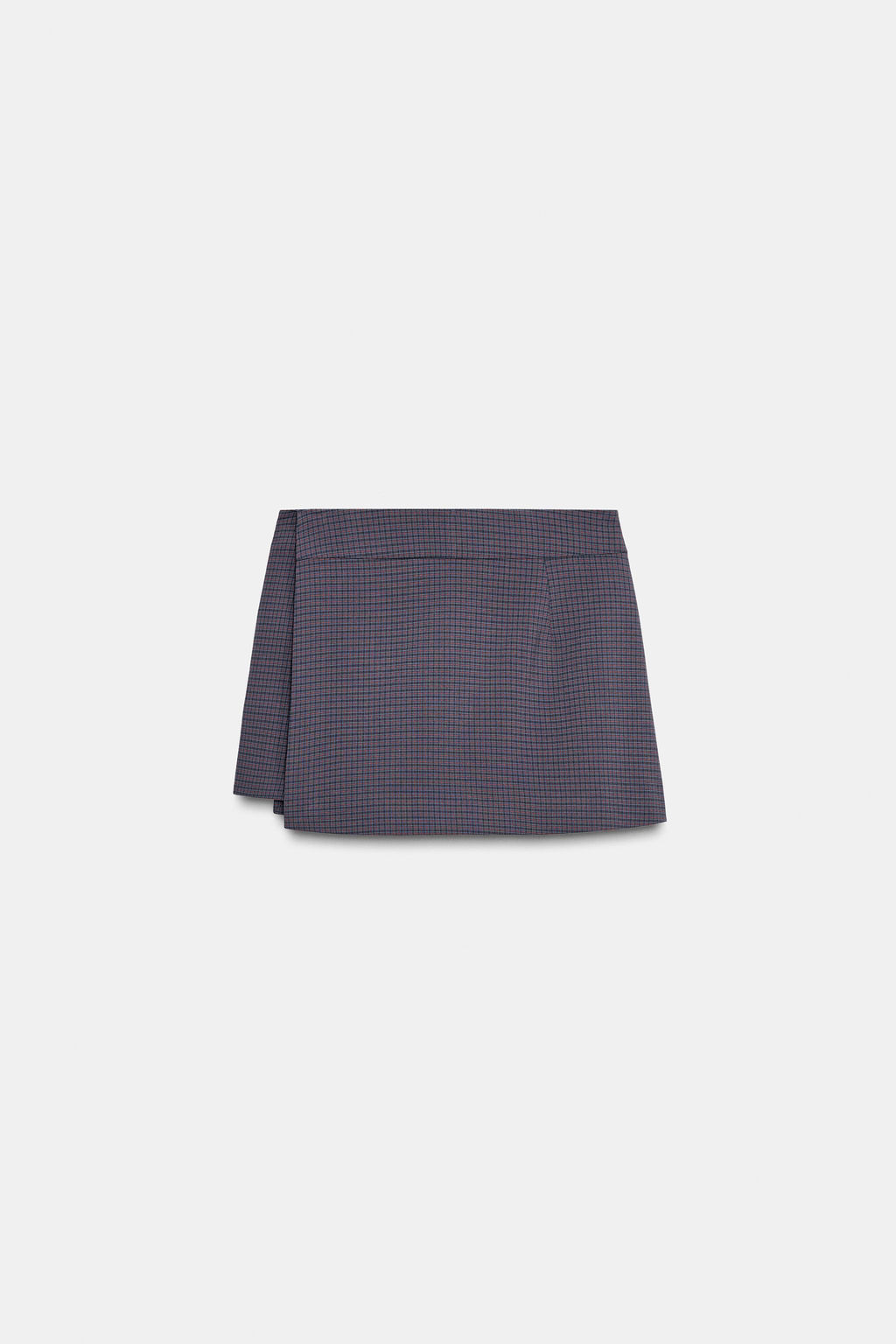 CHECK BOX PLEAT SKORT - Zara фото 6