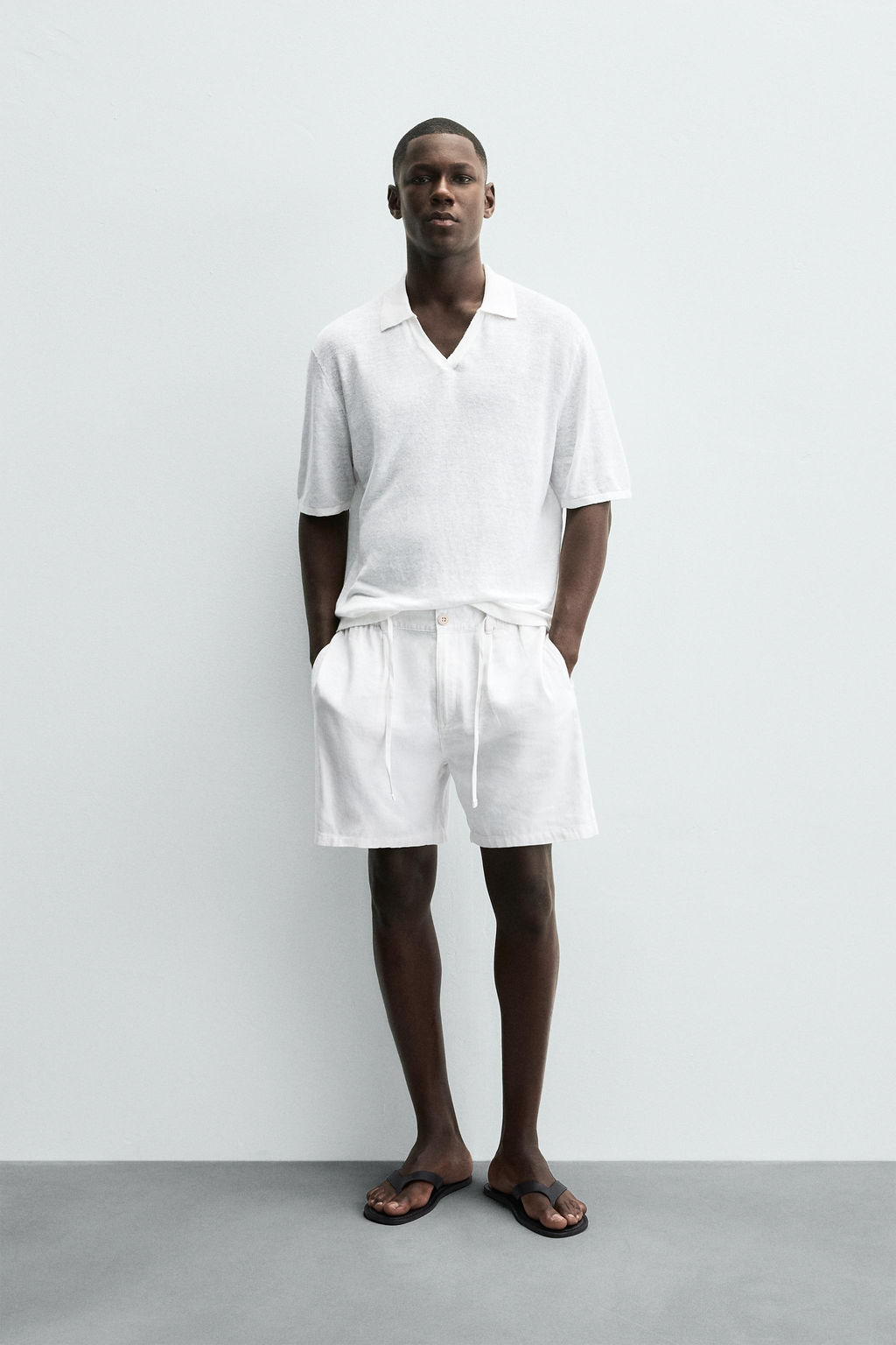 BERMUDA SHORTS LINEN BLEND