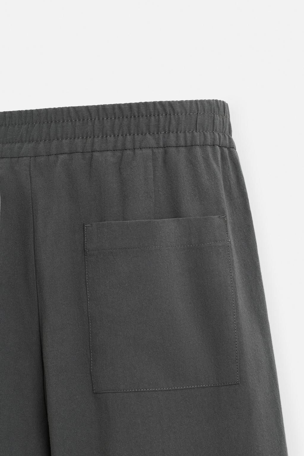 RELAXED FIT COTTON BERMUDA SHORTS - Zara фото 13