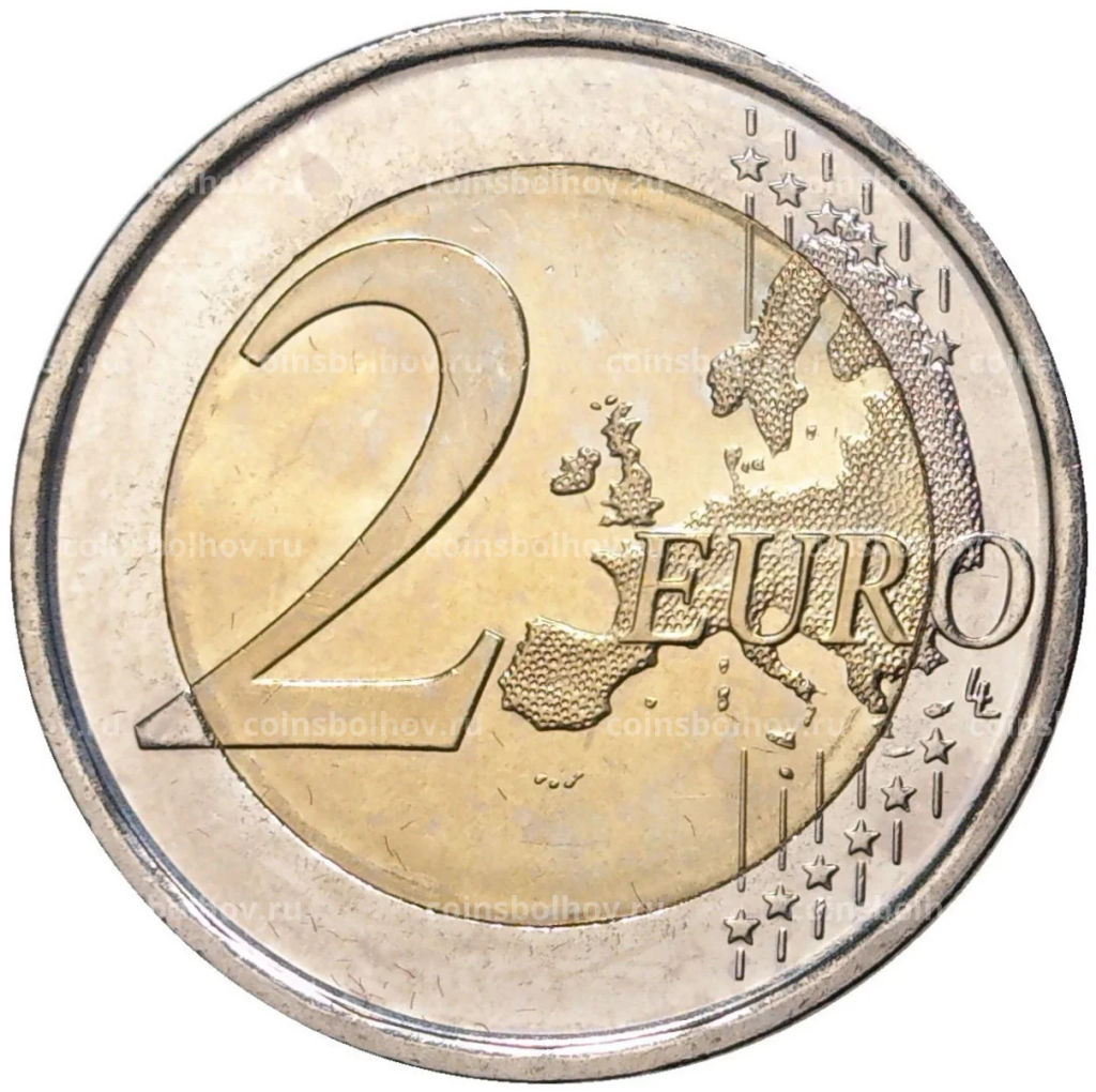 2 евро 2014 года Испания  ЮНЕСКО  Парк Гуэля