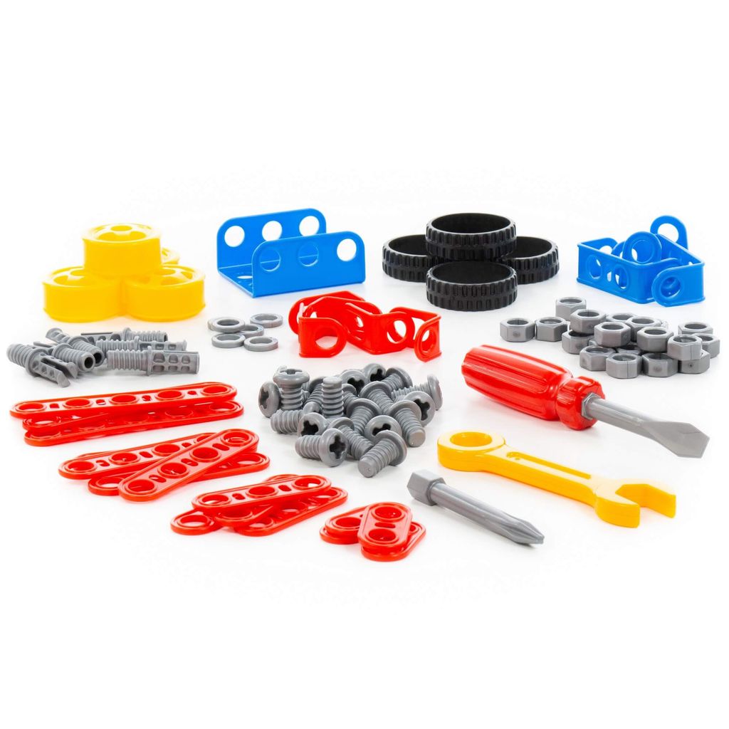 Конструктор Изобретатель (97 элементов) (в коробке) - Полесье фото 6