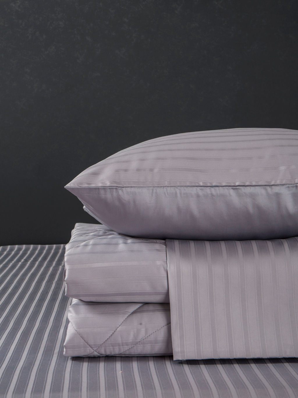 Stripe Le-Man (платина лаванда) Egypt Cotton комплект - Kazanov.a. фото 4