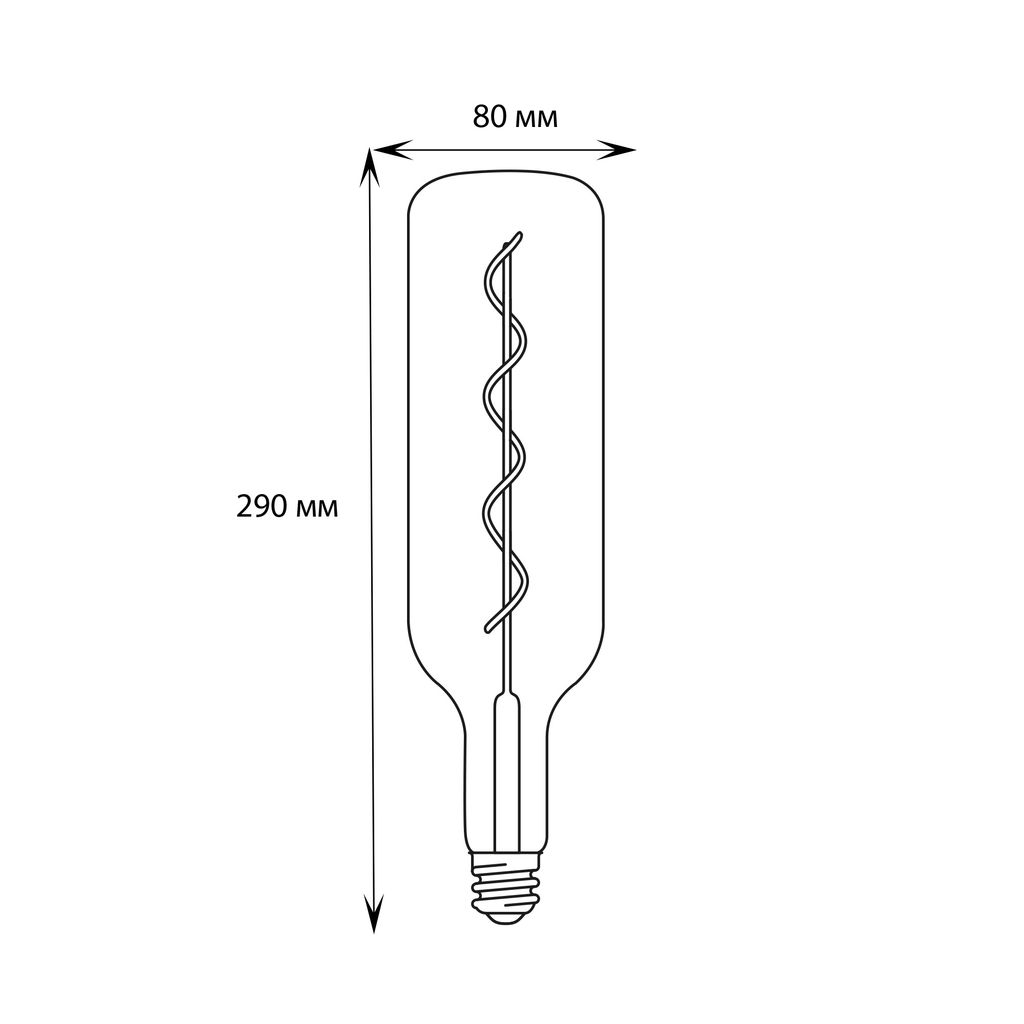 LED-SF21-5W/SOHO/E27/CW GOLDEN GLS77GO Лампа светодиодная SOHO. Золотистая колба. Спиральный филамент. Картон. ТМ Uniel