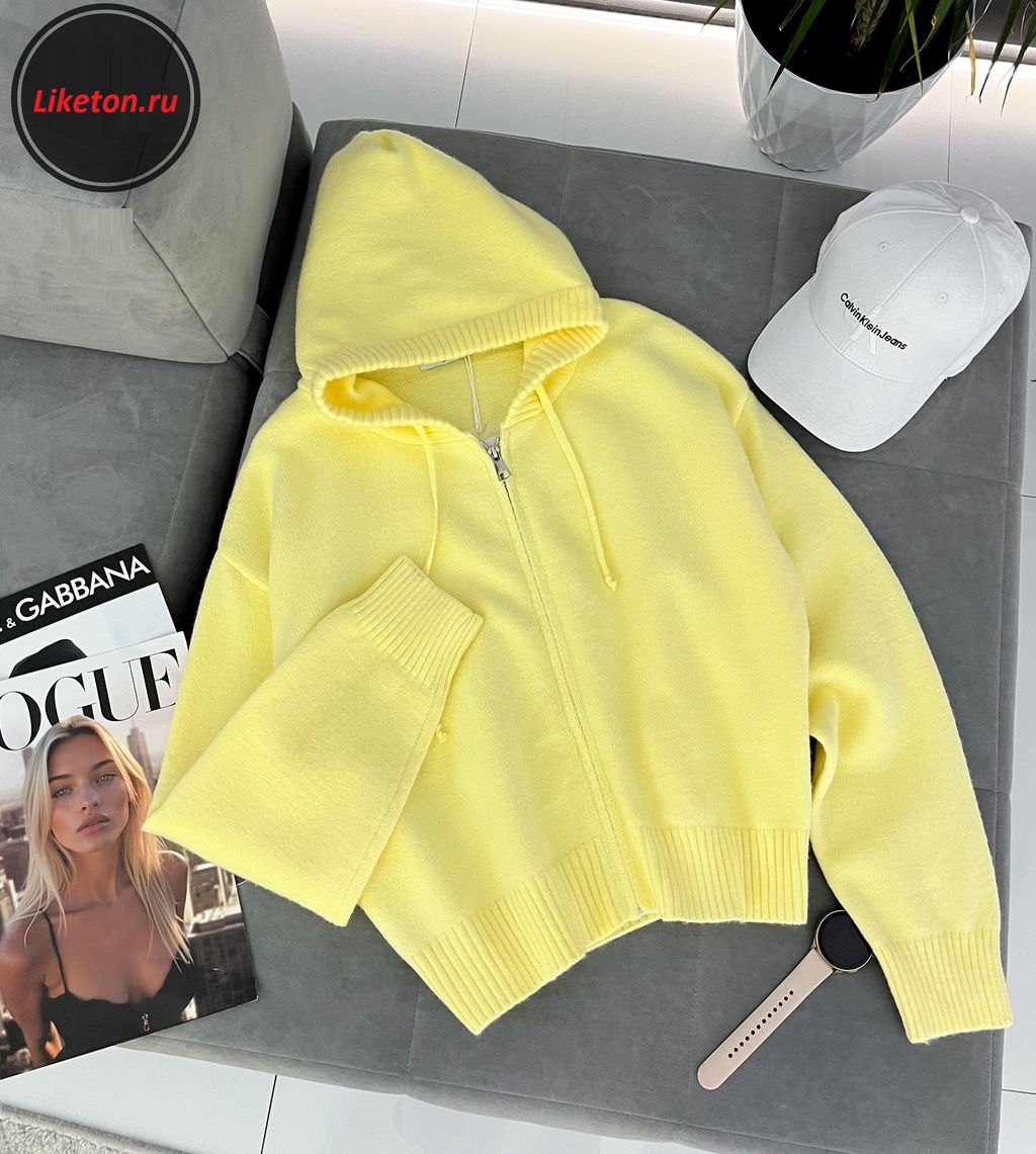 Кардиган с капюшоном