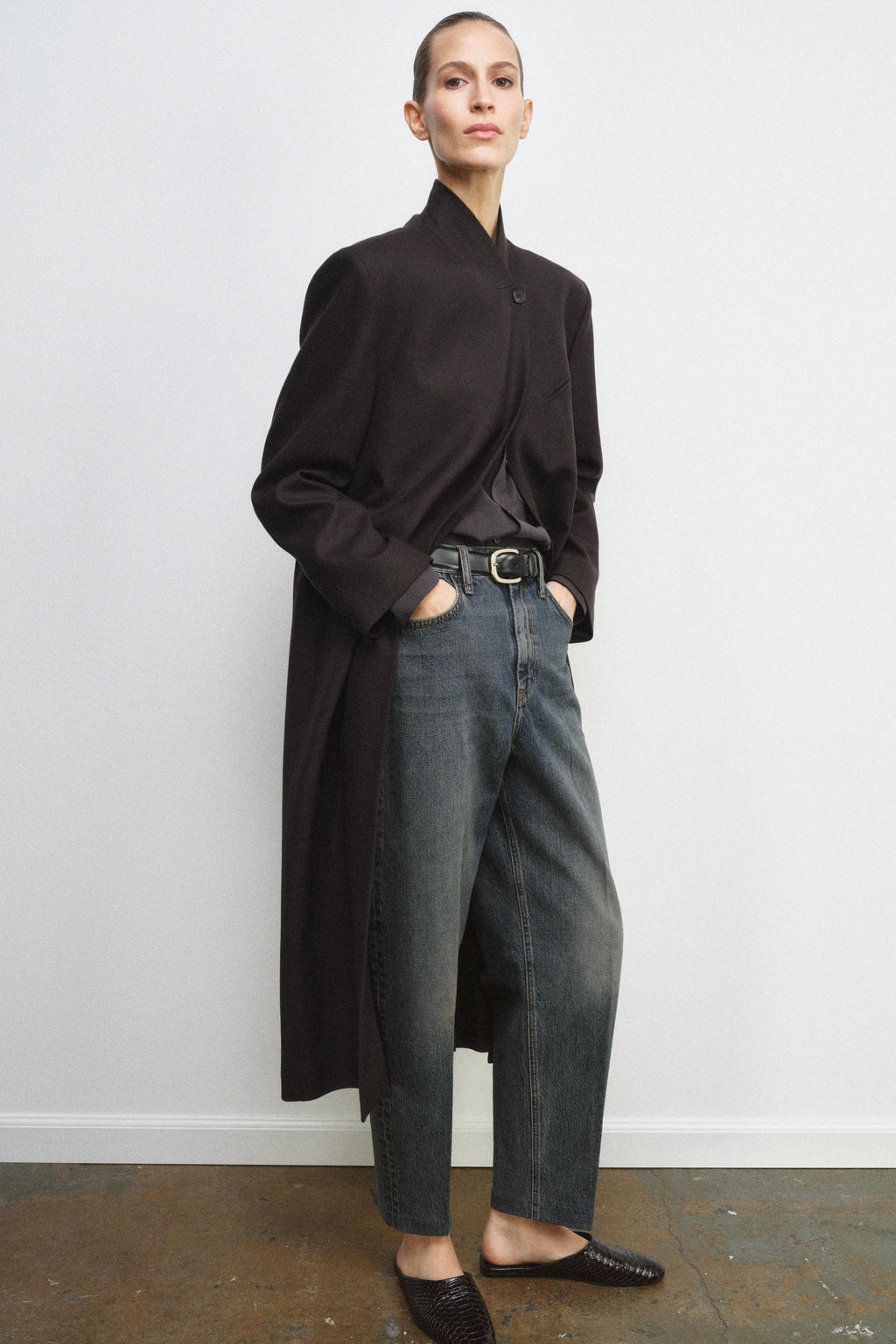 WOOL TWILL COAT ZW COLLECTION LIMITED EDITION - Zara фото 7