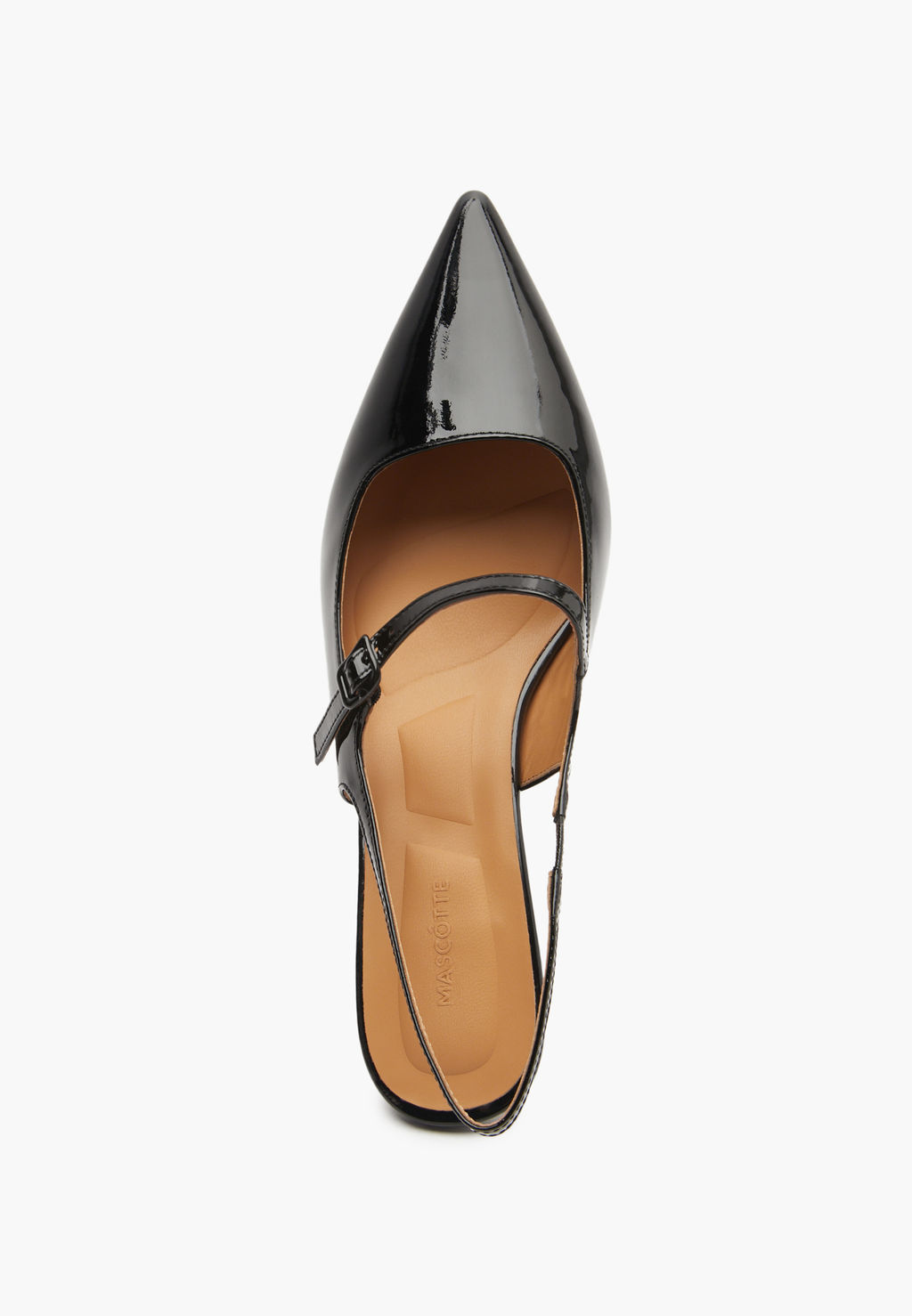 Черные лакированные женские туфли - Mascotte фото 4