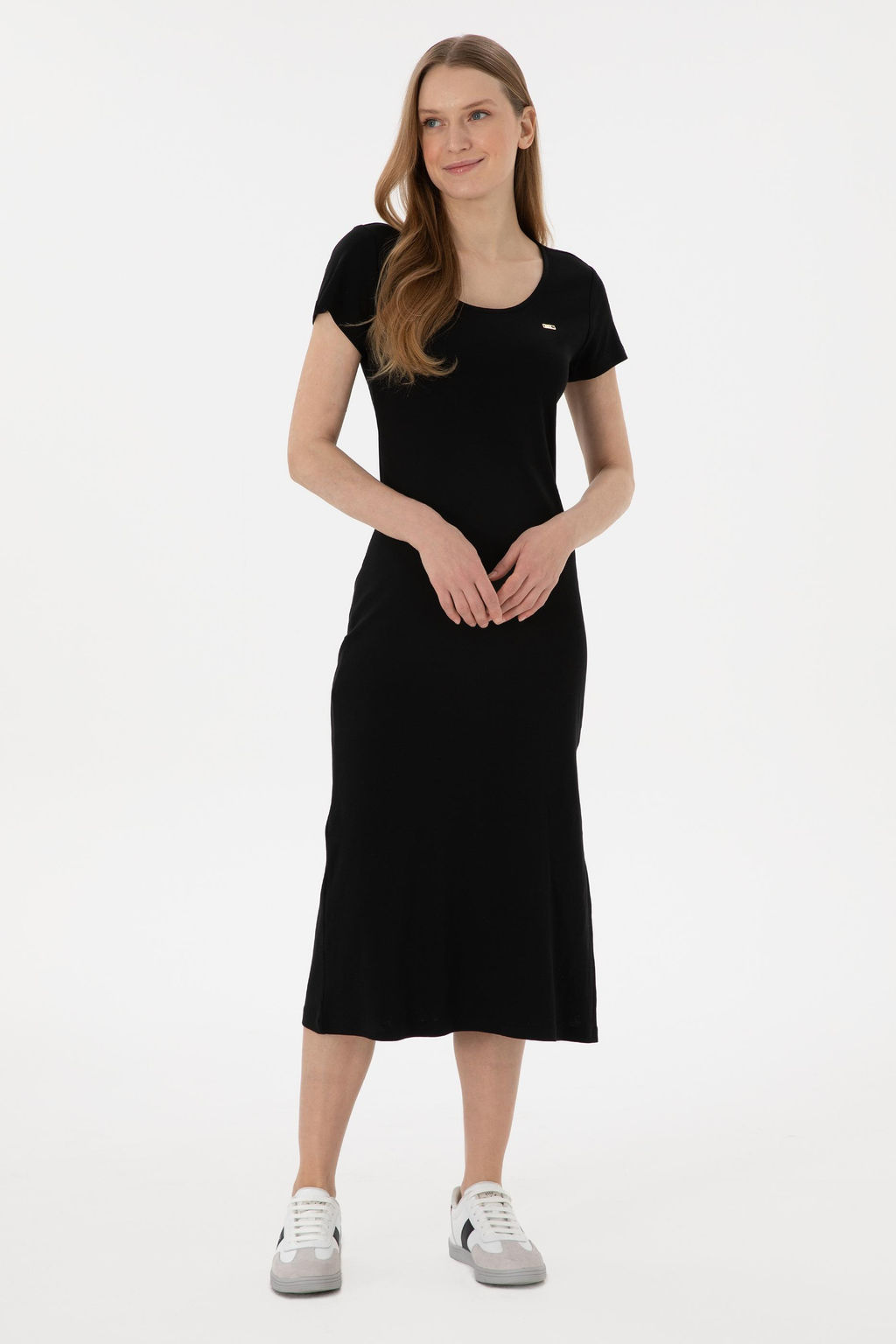 Kad_n Siyah _rme Elbise Sepette S_rpriz _ndirim