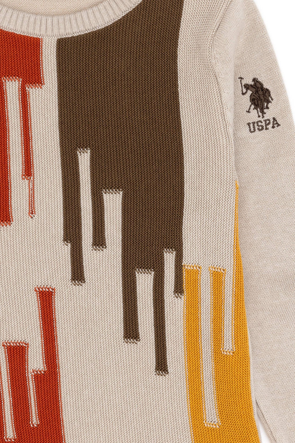 Свитер с камнями для мальчика - U.s. polo assn фото 3