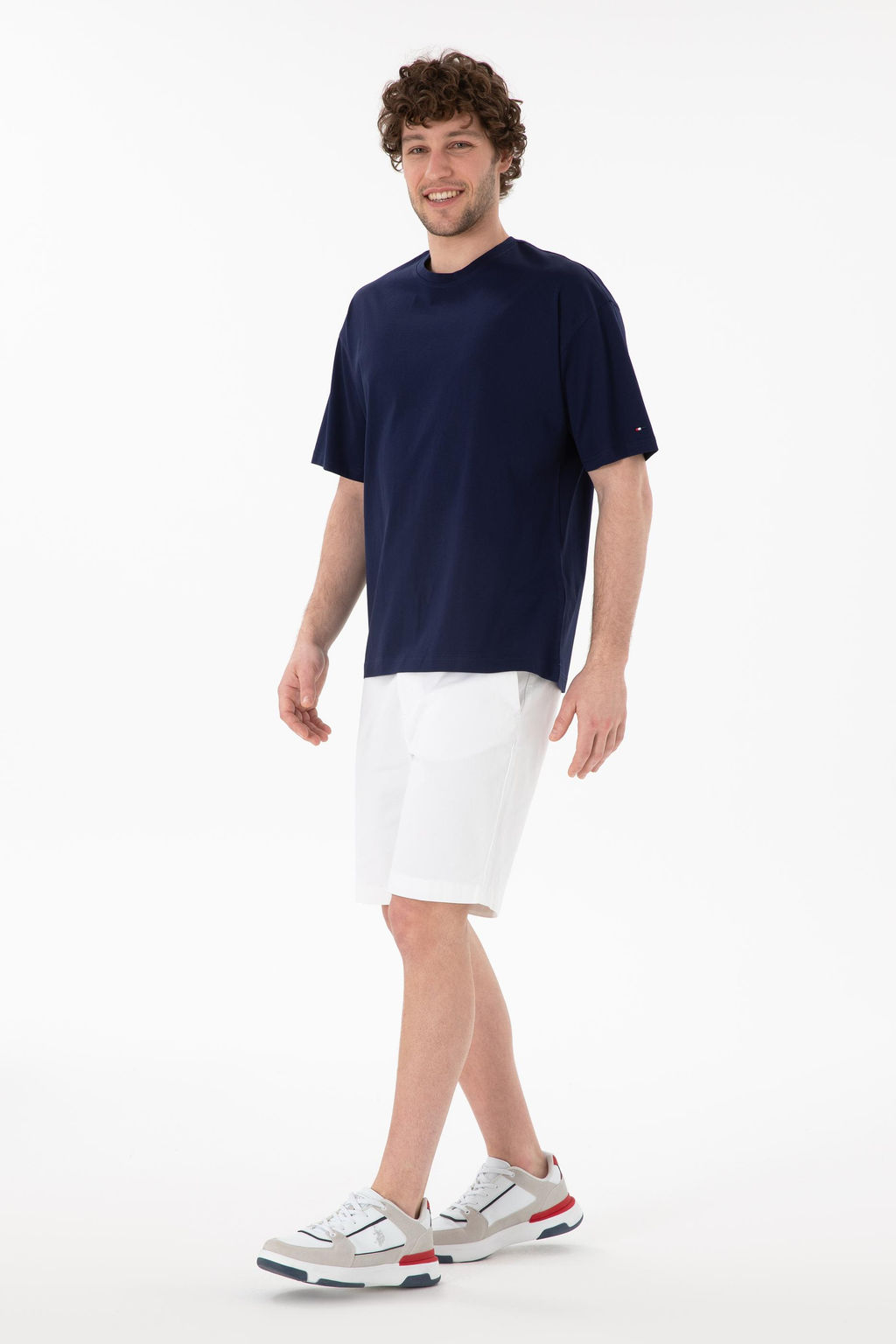 Erkek Comfort Fit Bisiklet Yaka Lacivert Merserize Basic Ti__rt Sepette S_rpriz _ndirim - U.s. polo assn фото 5