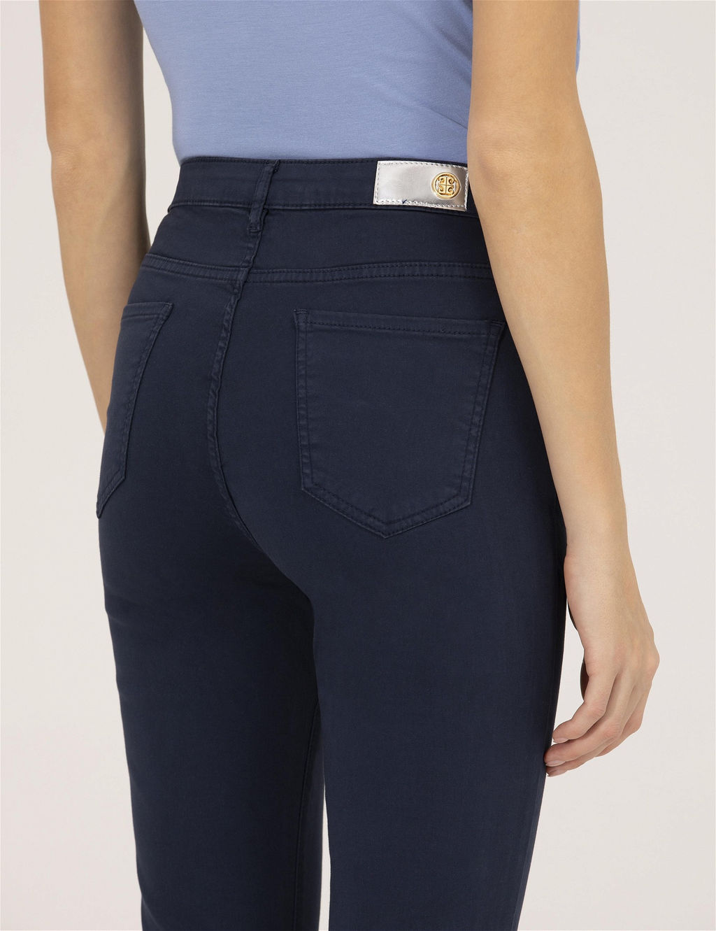 Lacivert Skinny Fit Kanvas Pantolon - Pierre cardin фото 4